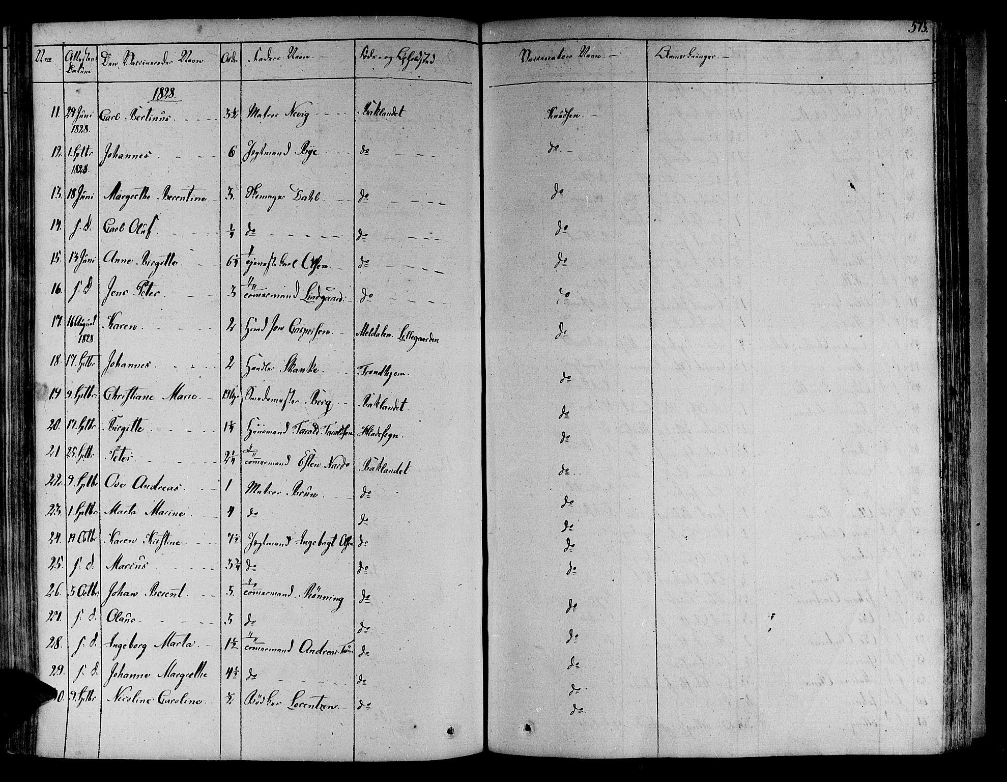 Ministerialprotokoller, klokkerbøker og fødselsregistre - Sør-Trøndelag, SAT/A-1456/606/L0286: Parish register (official) no. 606A04 /1, 1823-1840, p. 573
