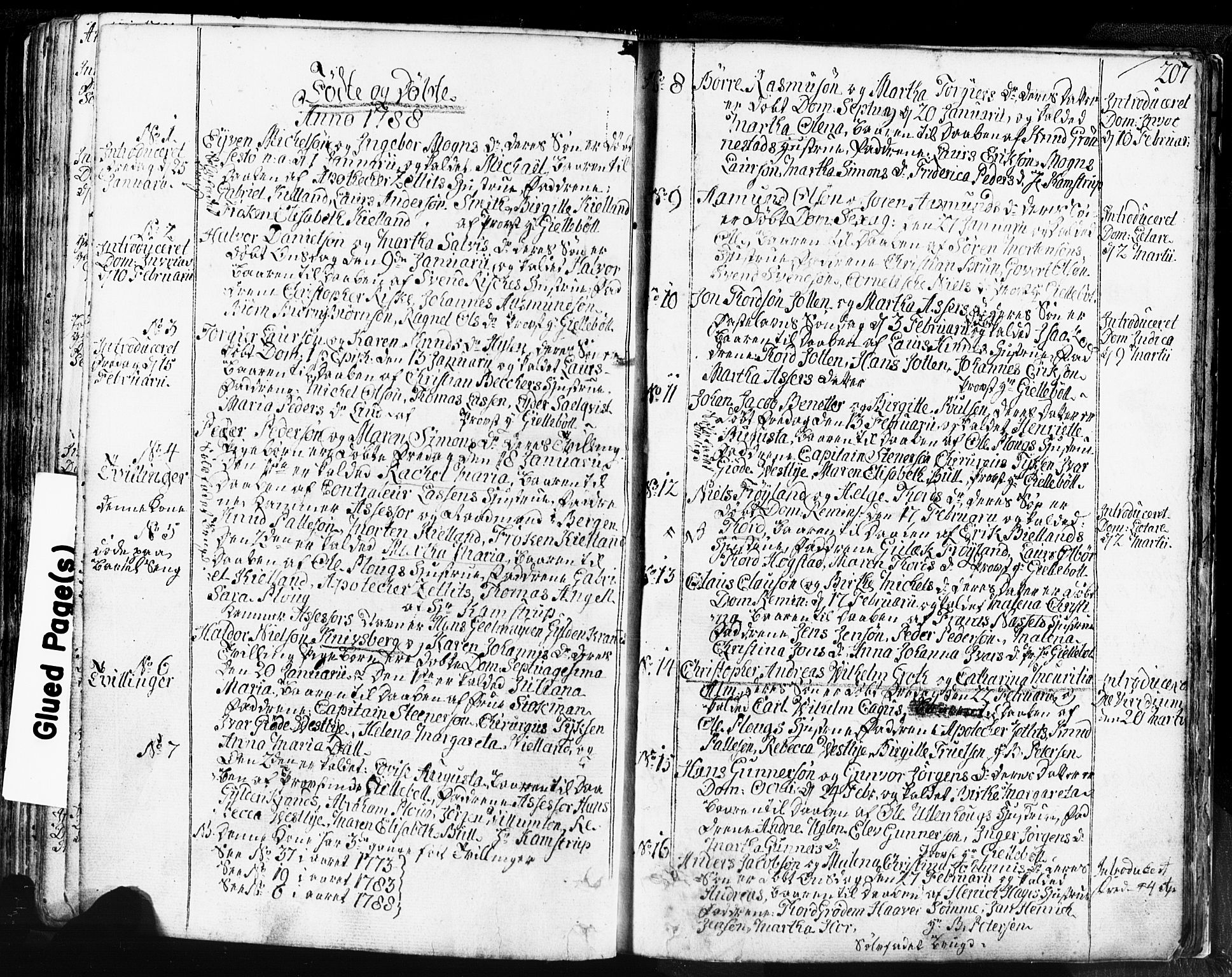 Domkirken sokneprestkontor, SAST/A-101812/001/30/30BB/L0004: Parish register (copy) no. B 4, 1752-1790, p. 207
