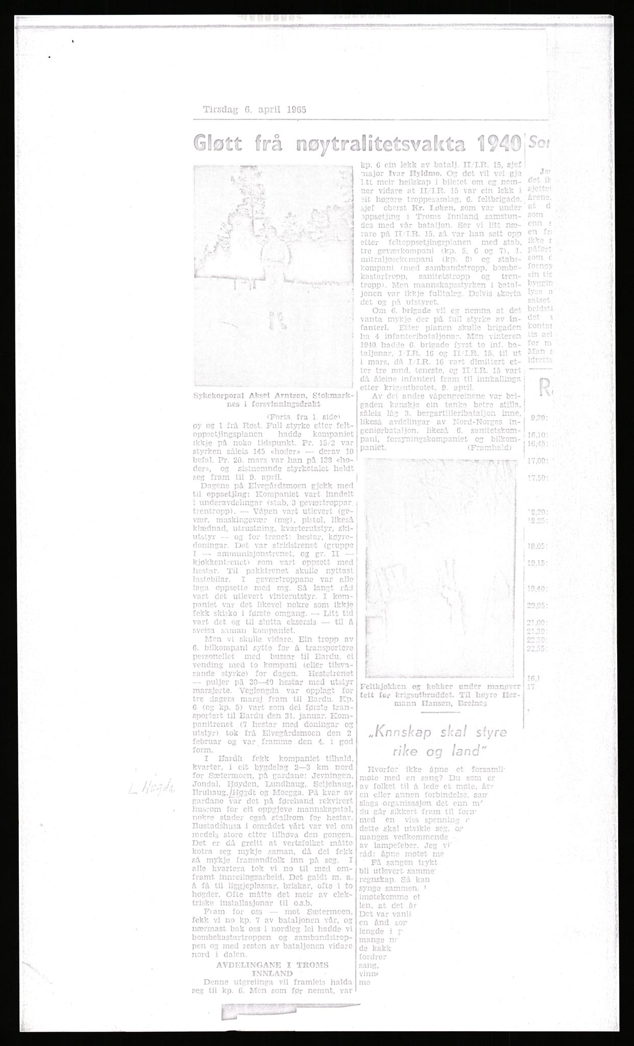 Forsvaret, Forsvarets krigshistoriske avdeling, AV/RA-RAFA-2017/Y/Yb/L0147: II-C-11-622  -  6. Divisjon, 1940, p. 647