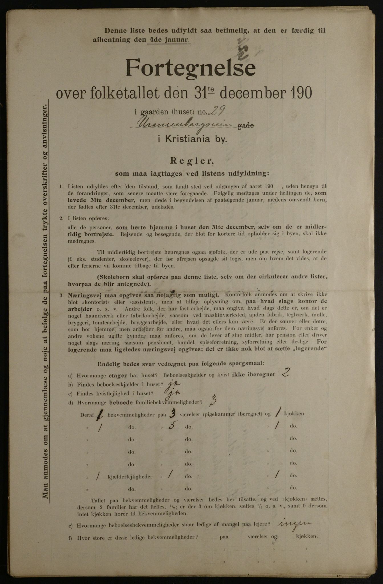 OBA, Municipal Census 1901 for Kristiania, 1901, p. 18478