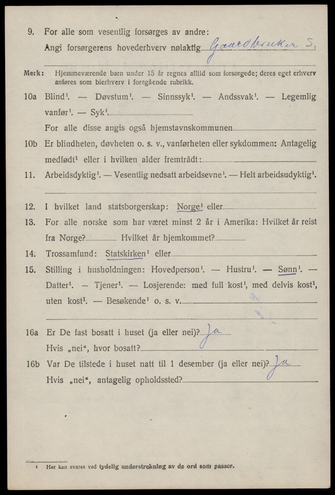 SAST, 1920 census for Heskestad, 1920, p. 390