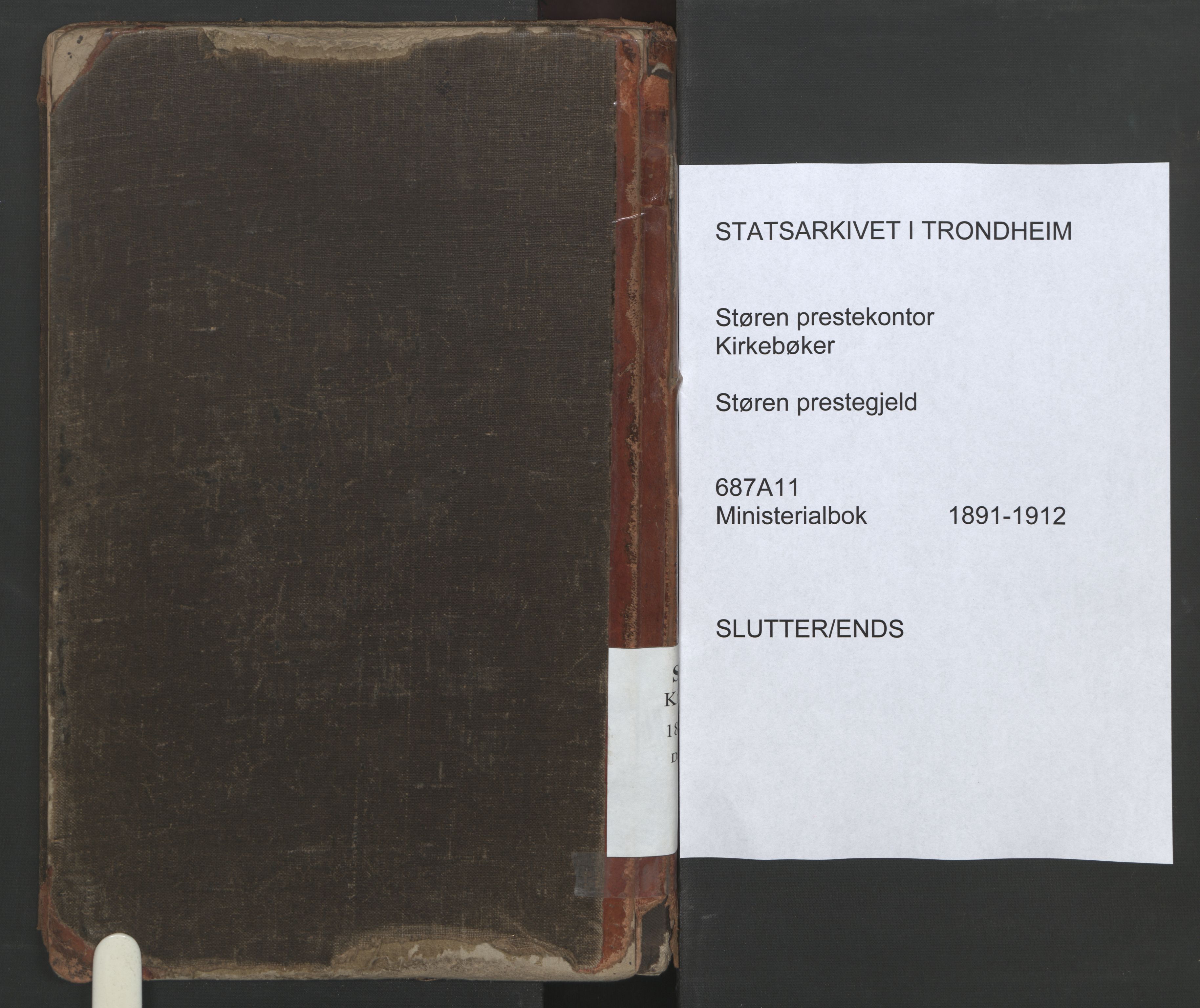 Ministerialprotokoller, klokkerbøker og fødselsregistre - Sør-Trøndelag, SAT/A-1456/687/L1005: Diary records no. 687A11, 1891-1912