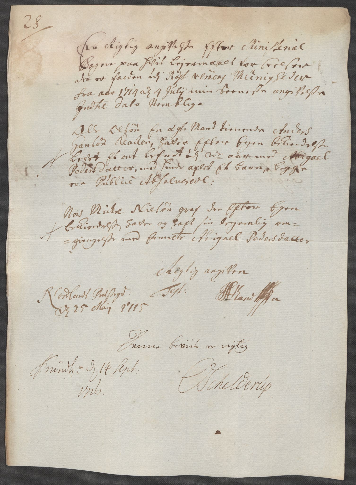 Rentekammeret inntil 1814, Reviderte regnskaper, Fogderegnskap, AV/RA-EA-4092/R67/L4681: Fogderegnskap Vesterålen, Andenes og Lofoten, 1715, p. 187