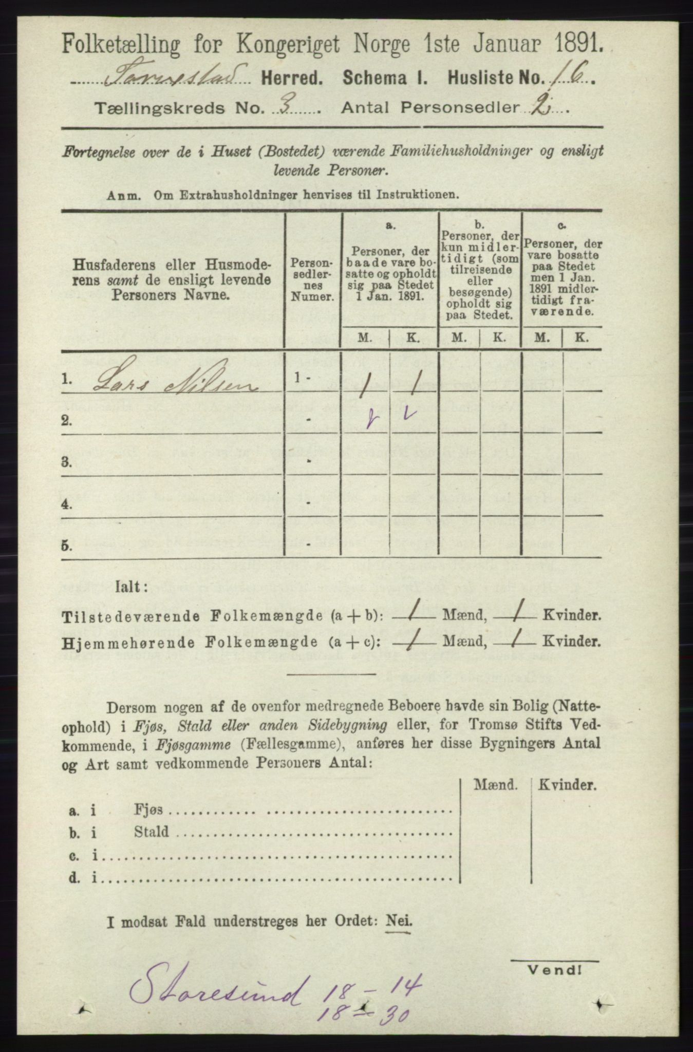 RA, 1891 census for 1152 Torvastad, 1891, p. 886