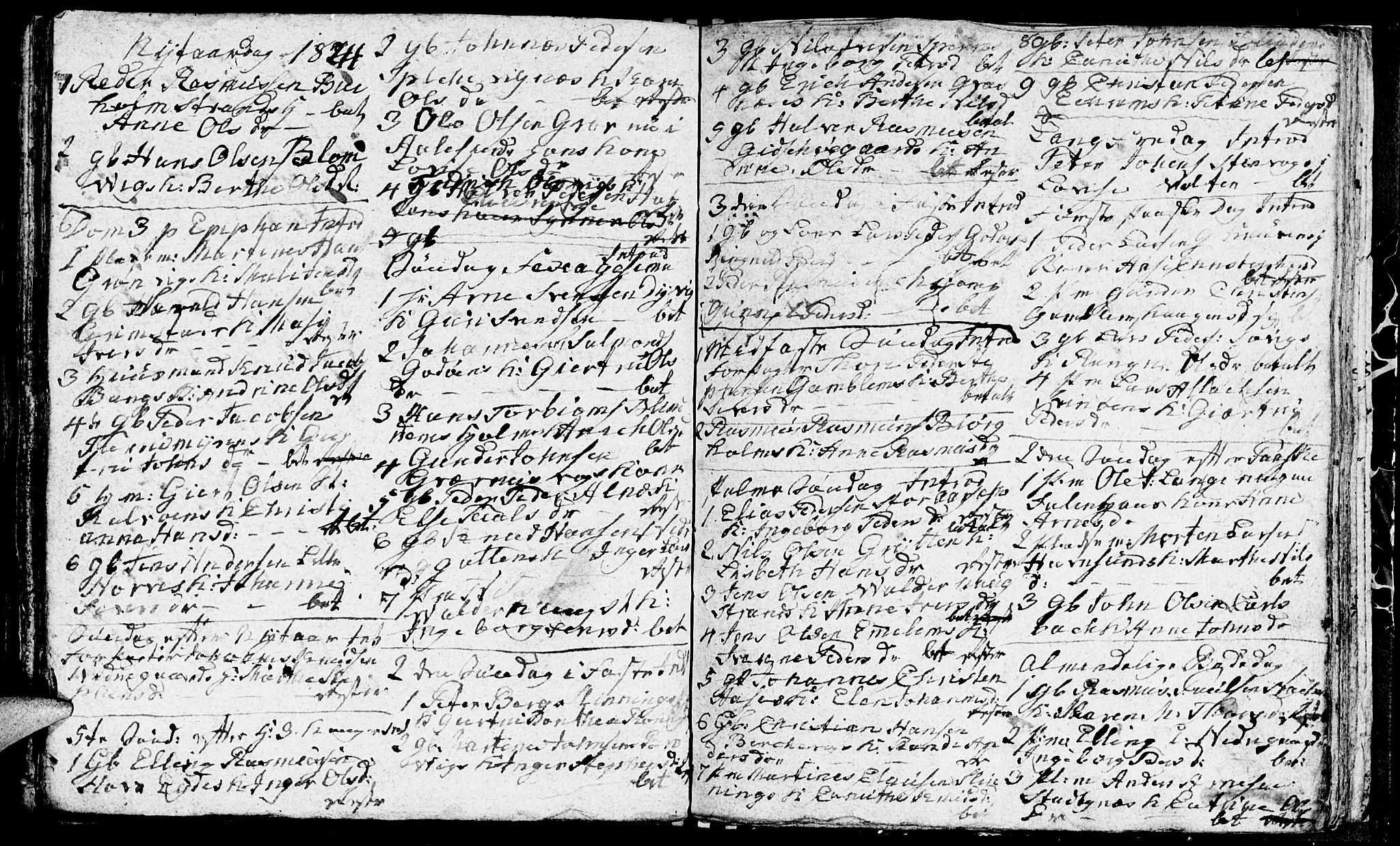 Ministerialprotokoller, klokkerbøker og fødselsregistre - Møre og Romsdal, SAT/A-1454/528/L0422: Parish register (copy) no. 528C03, 1801-1825