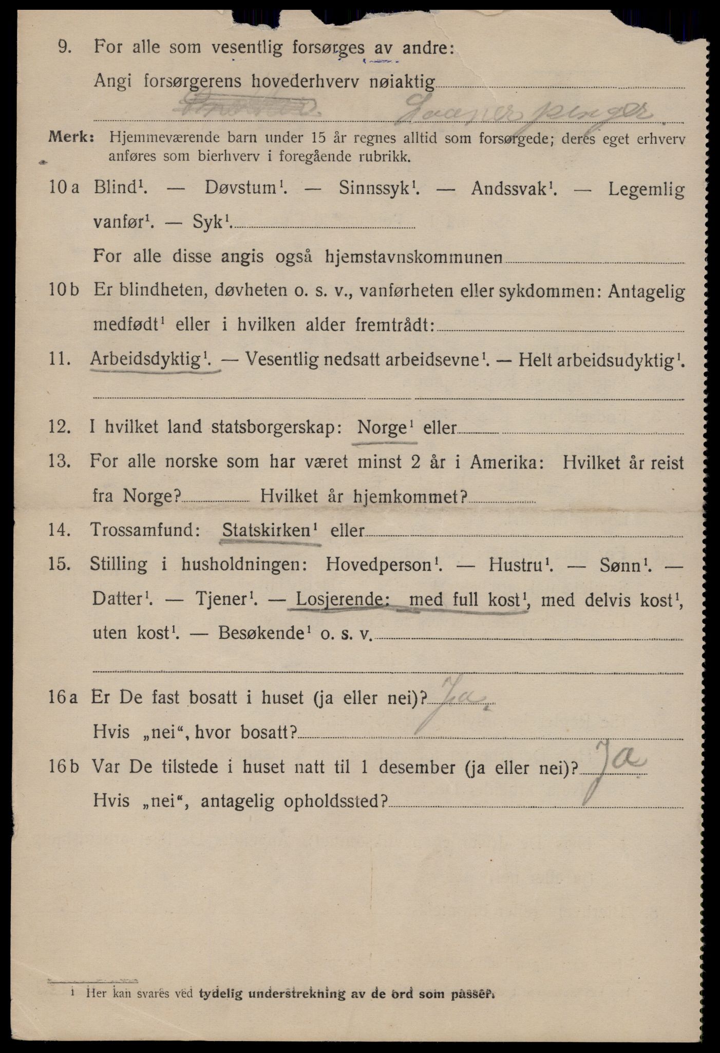 SAT, 1920 census for Trondheim, 1920, p. 87821