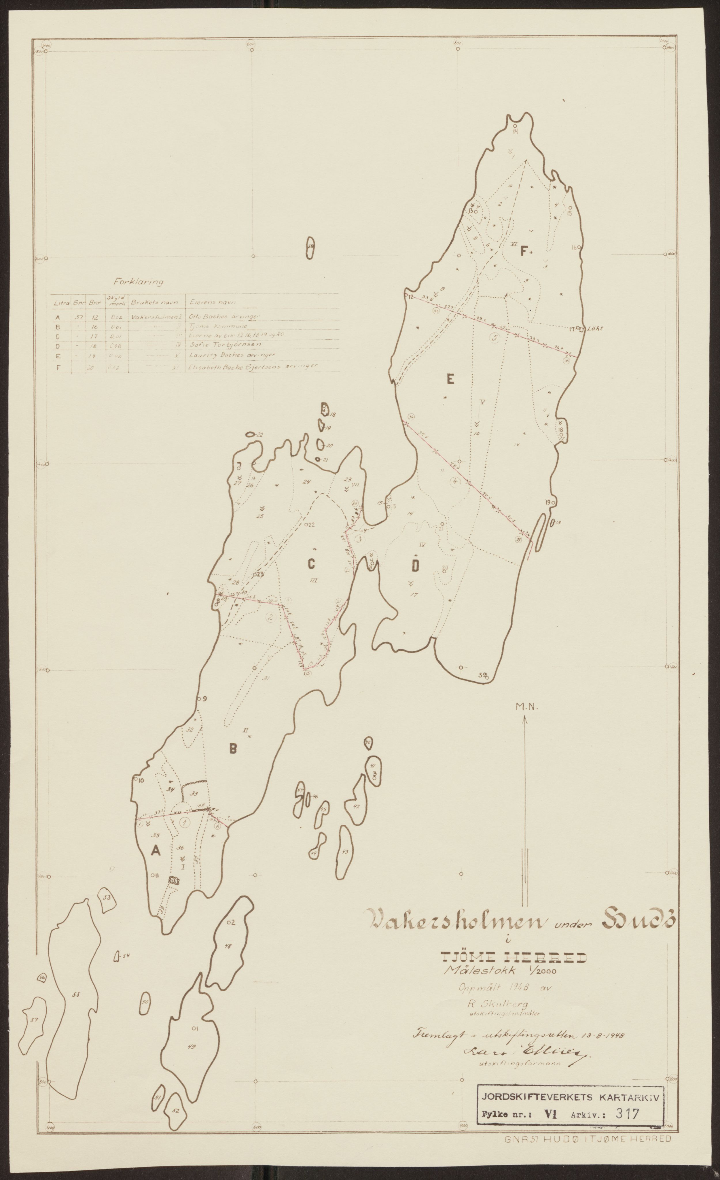 Jordskifteverkets kartarkiv, RA/S-3929/T, 1859-1988, p. 374