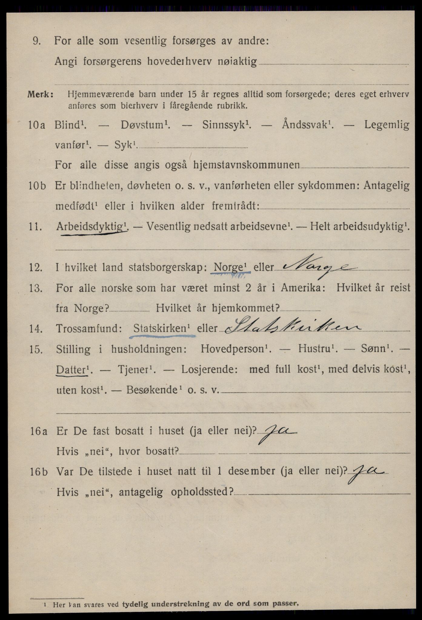 SAT, 1920 census for Ålesund, 1920, p. 24905