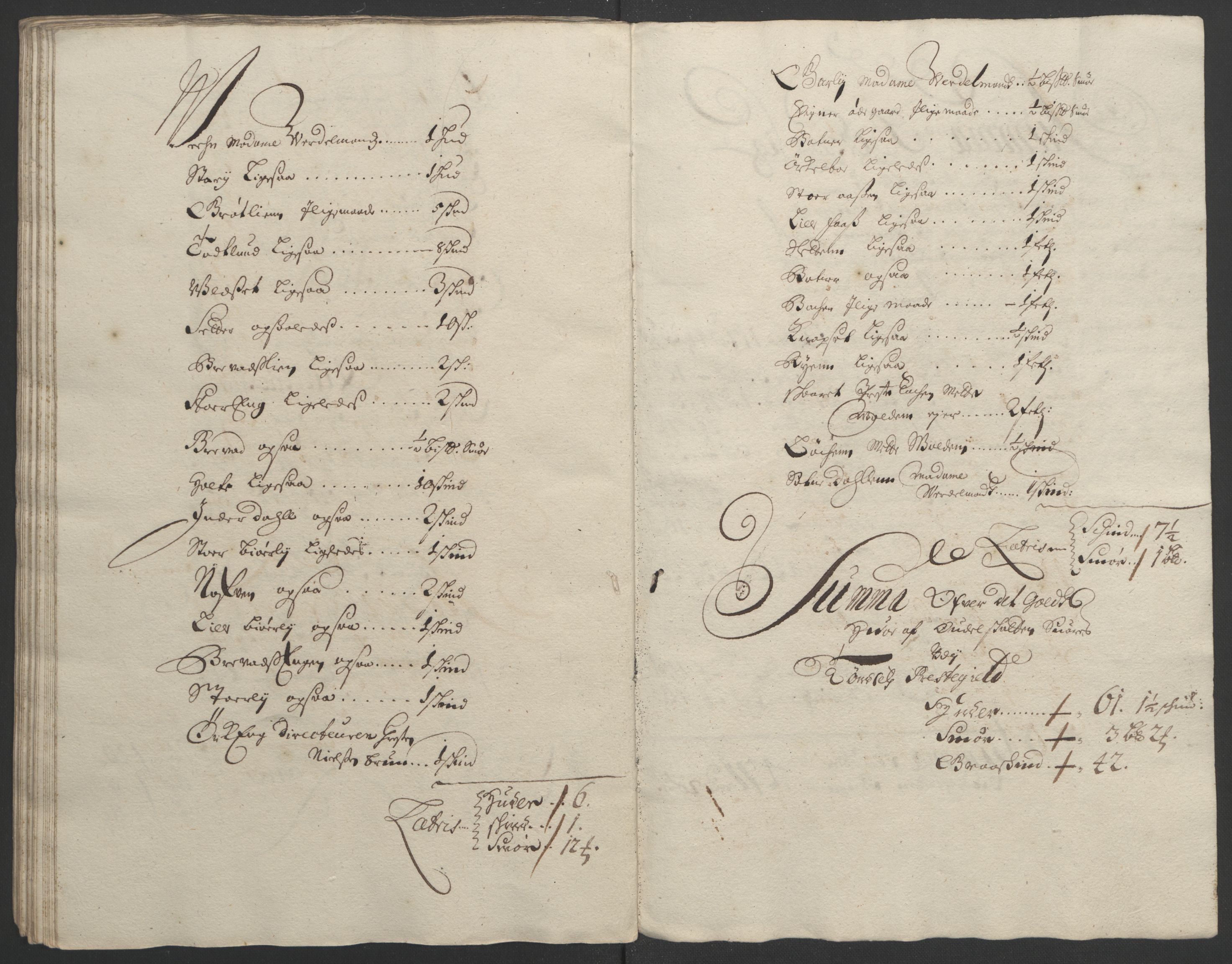 Rentekammeret inntil 1814, Reviderte regnskaper, Fogderegnskap, AV/RA-EA-4092/R13/L0831: Fogderegnskap Solør, Odal og Østerdal, 1693, p. 336