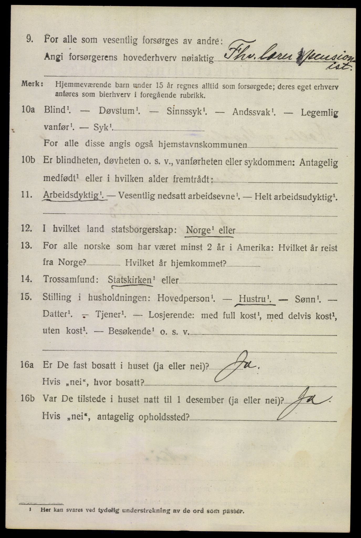 SAKO, 1920 census for Rollag, 1920, p. 2489