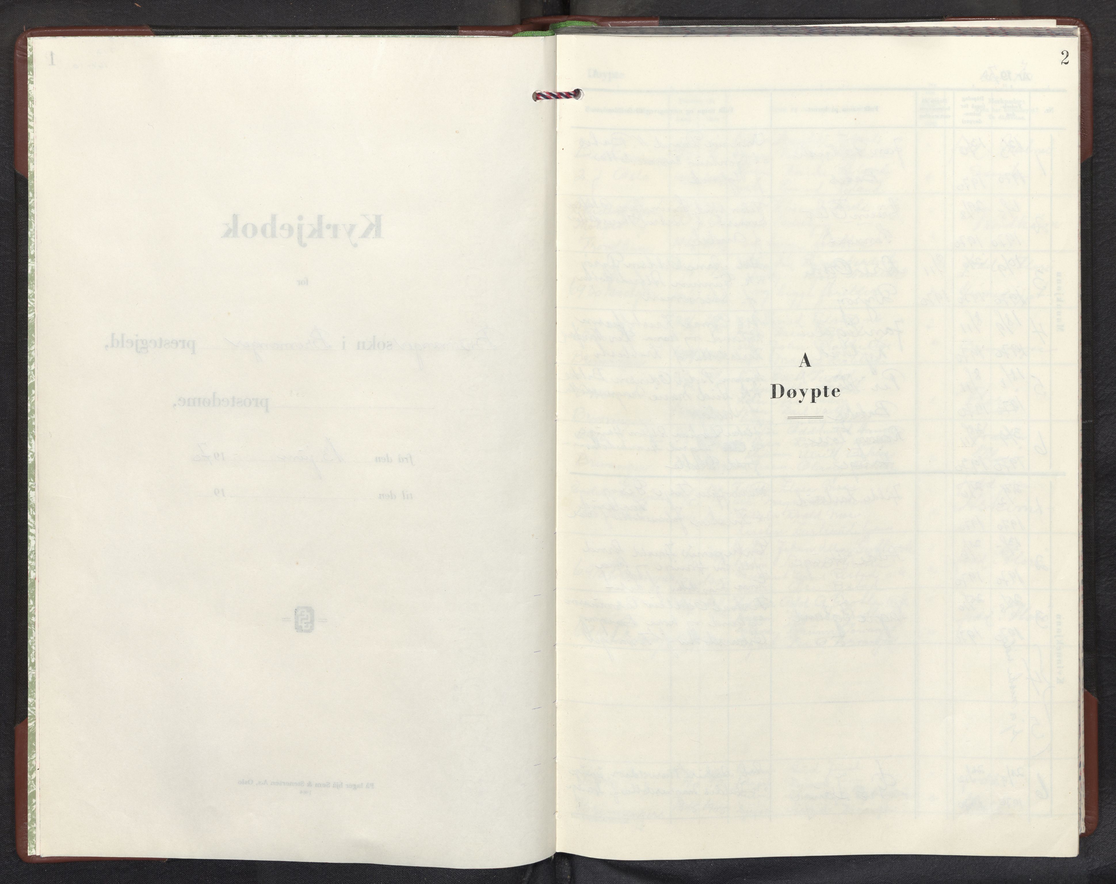 Bremanger sokneprestembete, SAB/A-82201/H/Hab/Habc/L0005: Parish register (copy) no. C 5, 1970-1979, p. 1b-2a