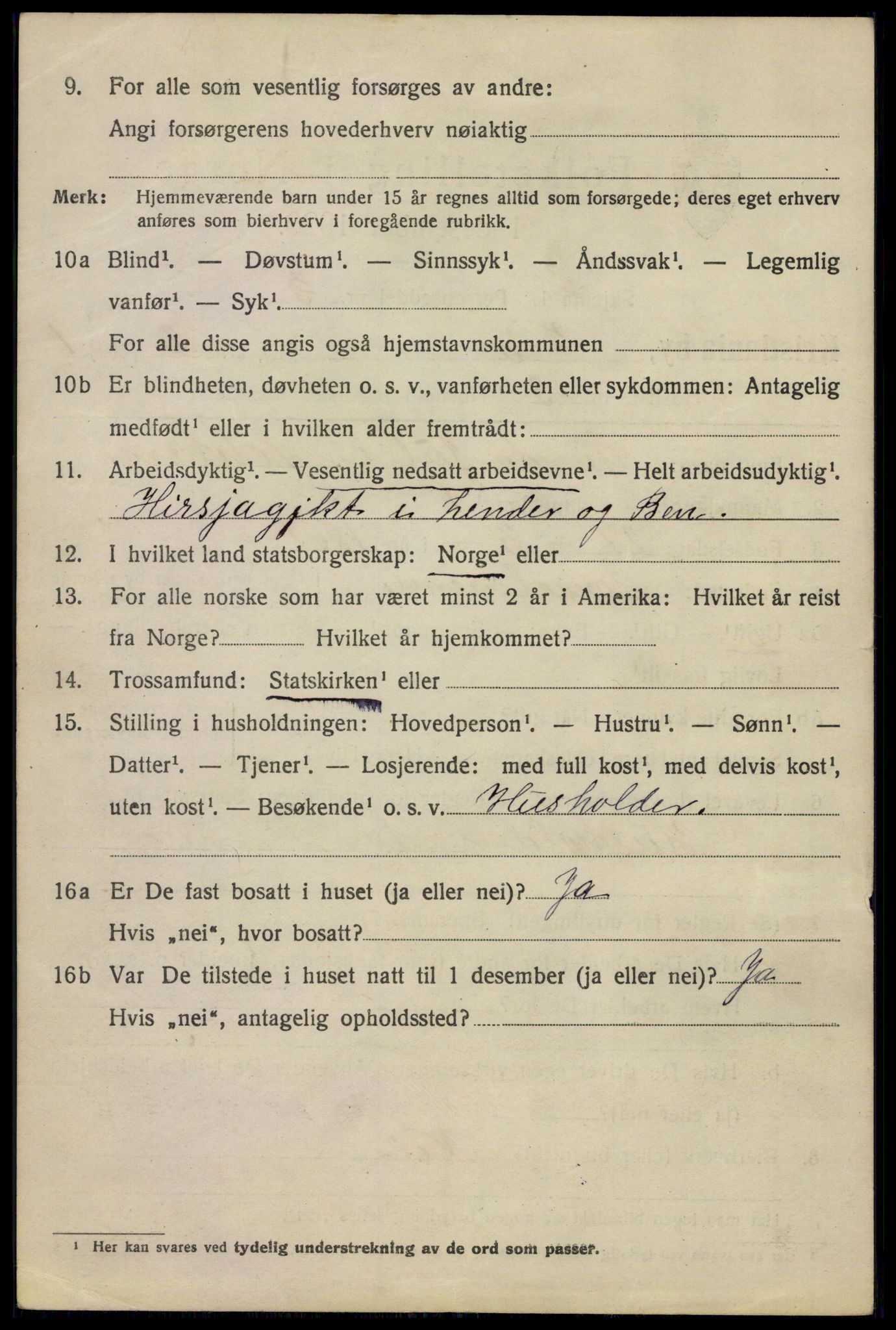 SAO, 1920 census for Kristiania, 1920, p. 307442