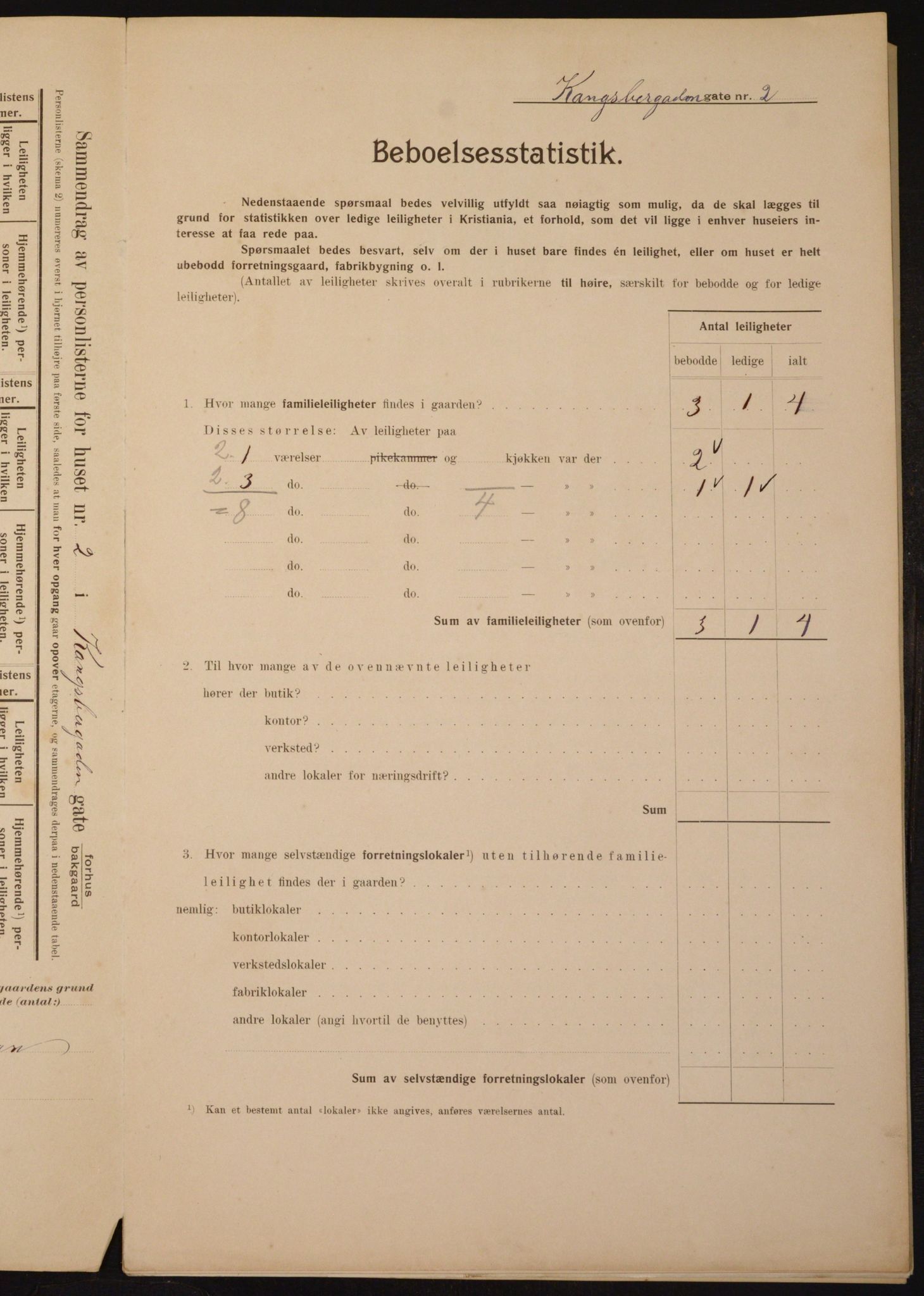 OBA, Municipal Census 1910 for Kristiania, 1910, p. 51211