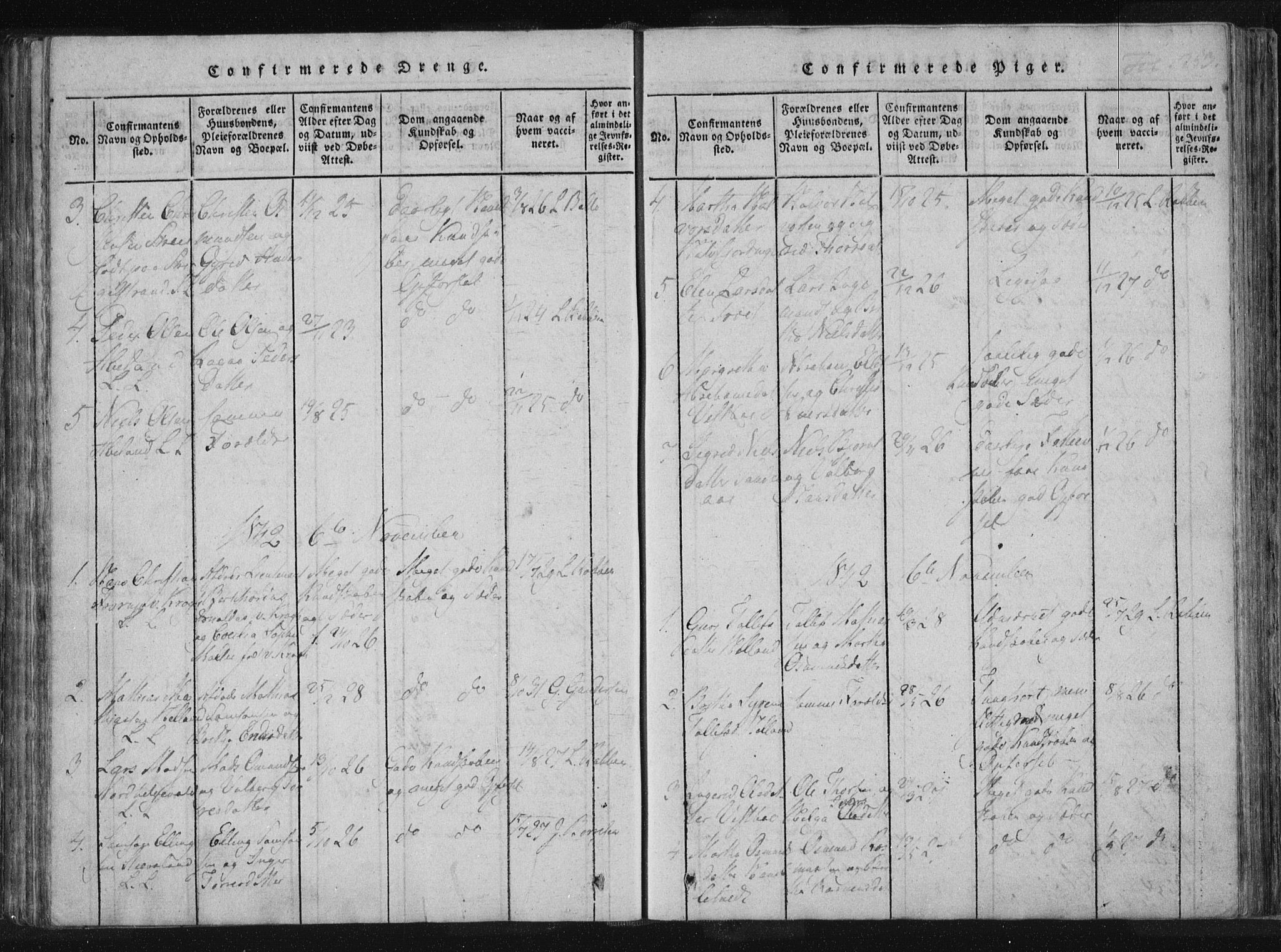 Vikedal sokneprestkontor, AV/SAST-A-101840/01/IV: Parish register (official) no. A 4, 1816-1850, p. 253