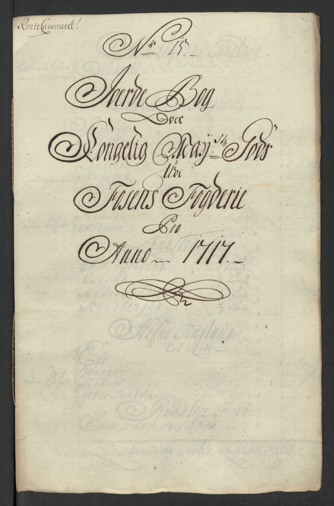 Rentekammeret inntil 1814, Reviderte regnskaper, Fogderegnskap, RA/EA-4092/R57/L3865: Fogderegnskap Fosen, 1717, p. 163