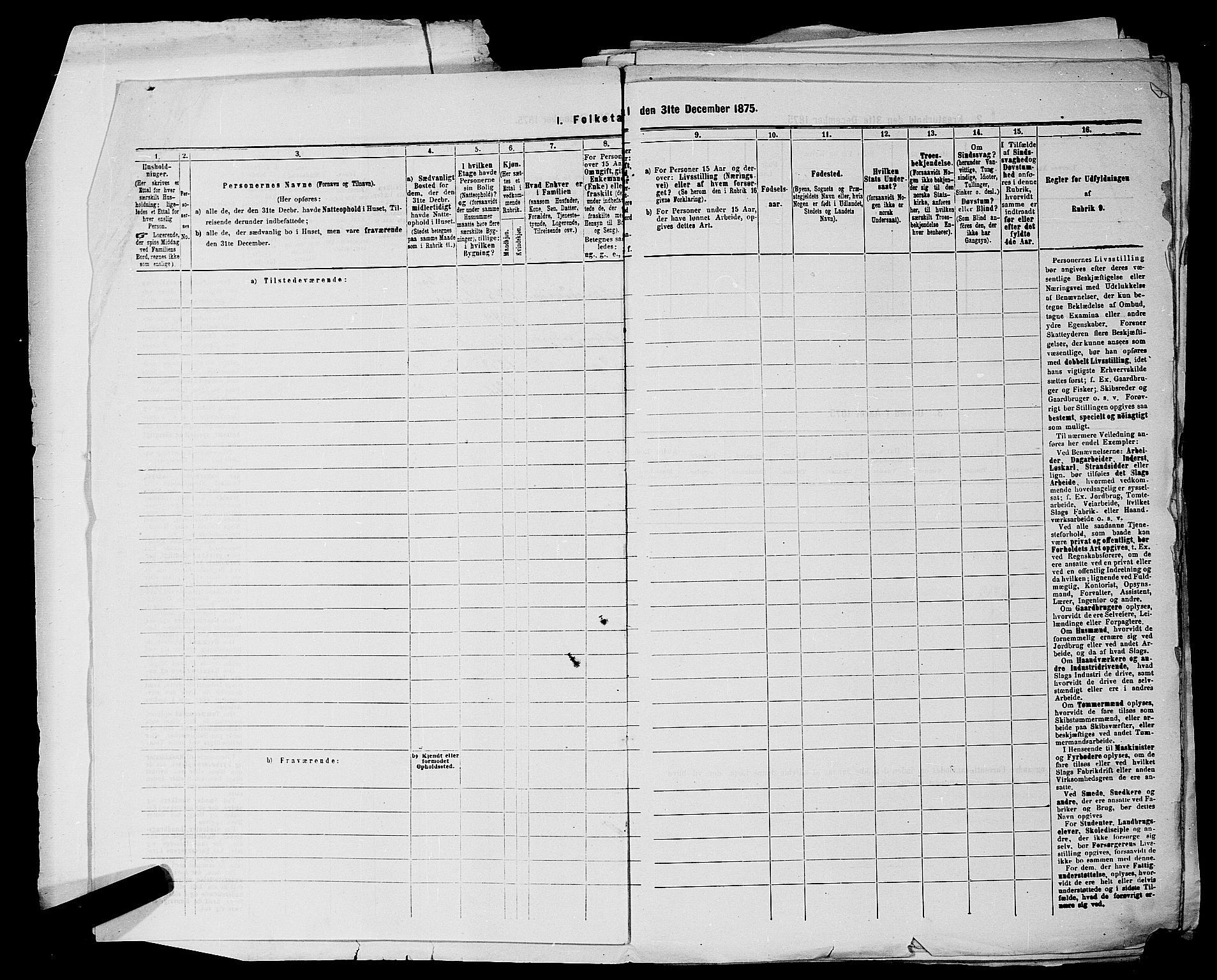 RA, 1875 census for 0101P Fredrikshald, 1875, p. 13