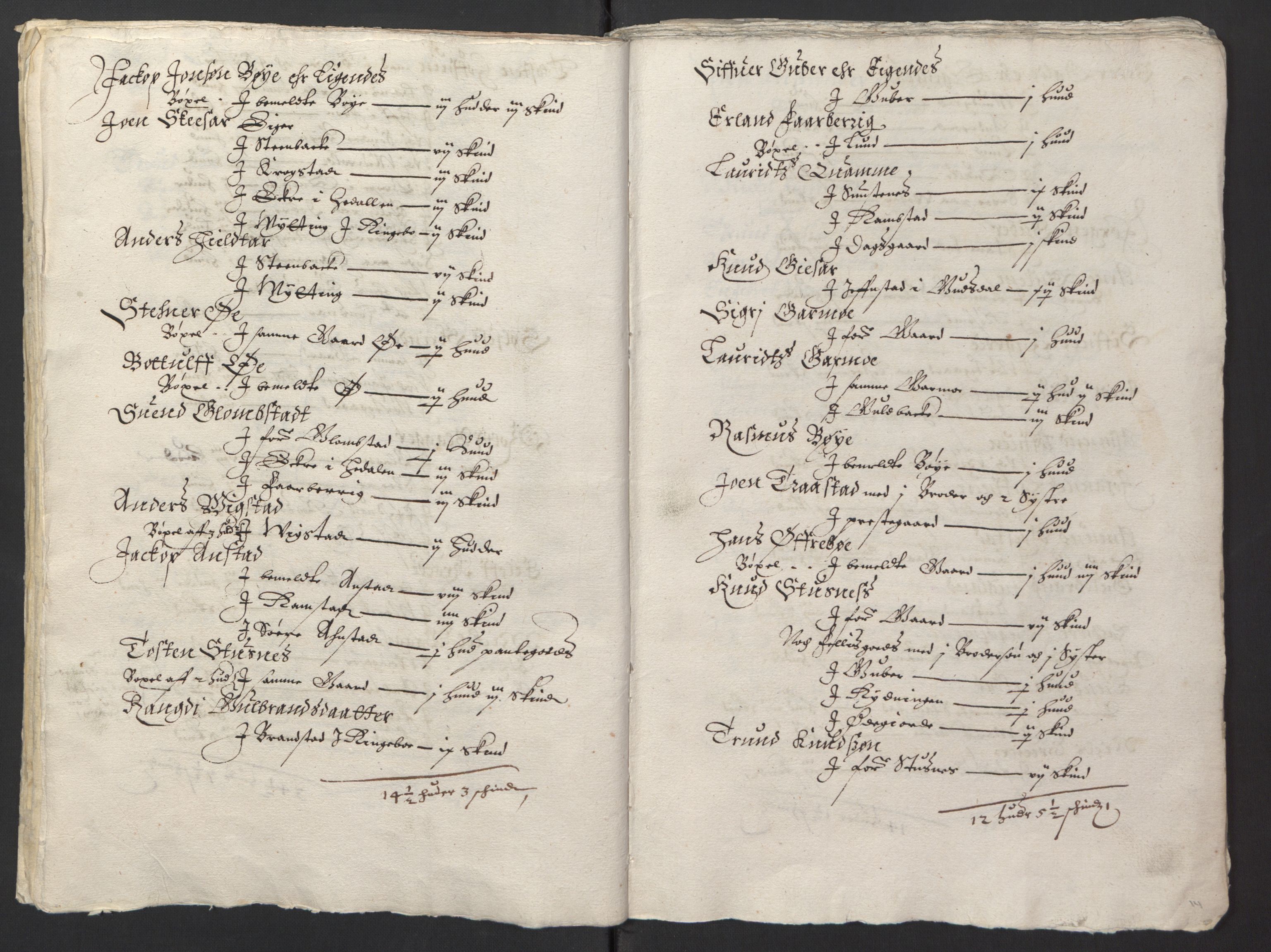 Stattholderembetet 1572-1771, AV/RA-EA-2870/Ek/L0008/0002: Jordebøker til utlikning av rosstjeneste 1624-1626: / Odelsjordebøker for Akershus len, 1624-1626, p. 176