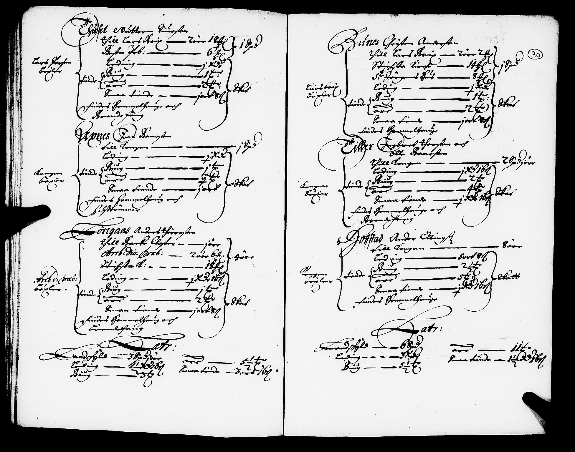 Rentekammeret inntil 1814, Realistisk ordnet avdeling, AV/RA-EA-4070/N/Nb/Nba/L0054: Stjørdal len, 1669, p. 29b-30a