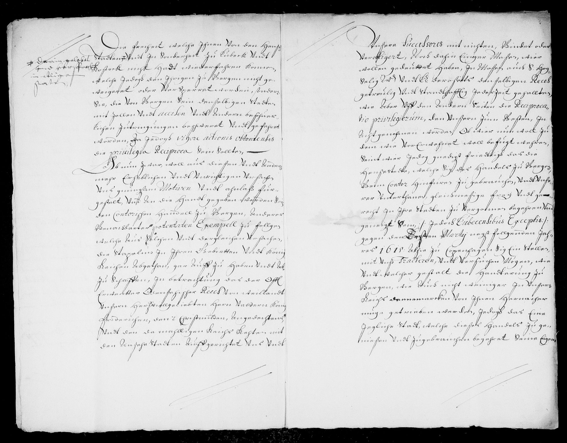 Danske Kanselli, Skapsaker, AV/RA-EA-4061/F/L0055: Skap 14, pakke 18A-18B, litra Ø, 1607-1704, p. 258