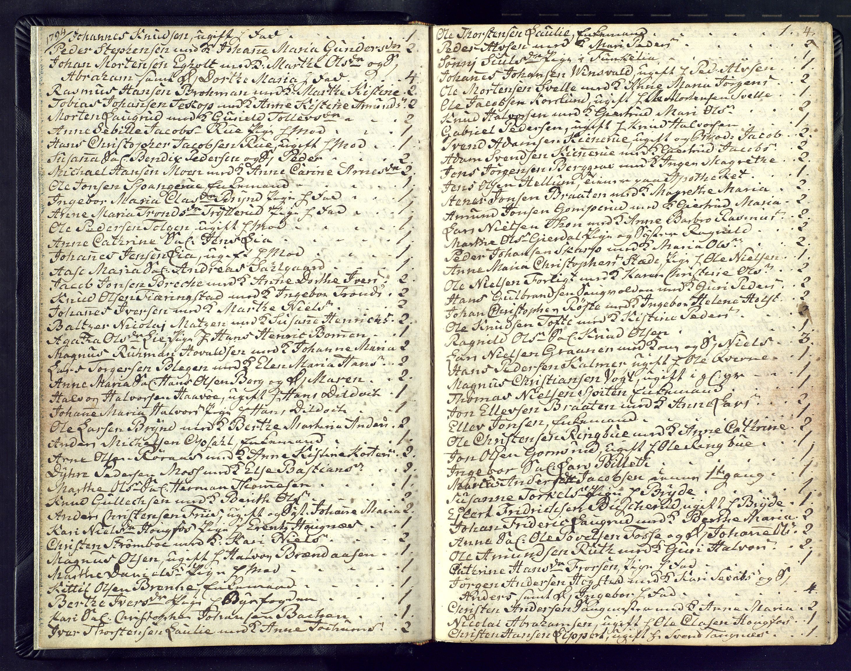 Kongsberg kirkebøker, SAKO/A-22/M/Ma/L0012: Communicants register no. 12, 1794-1800, p. 4