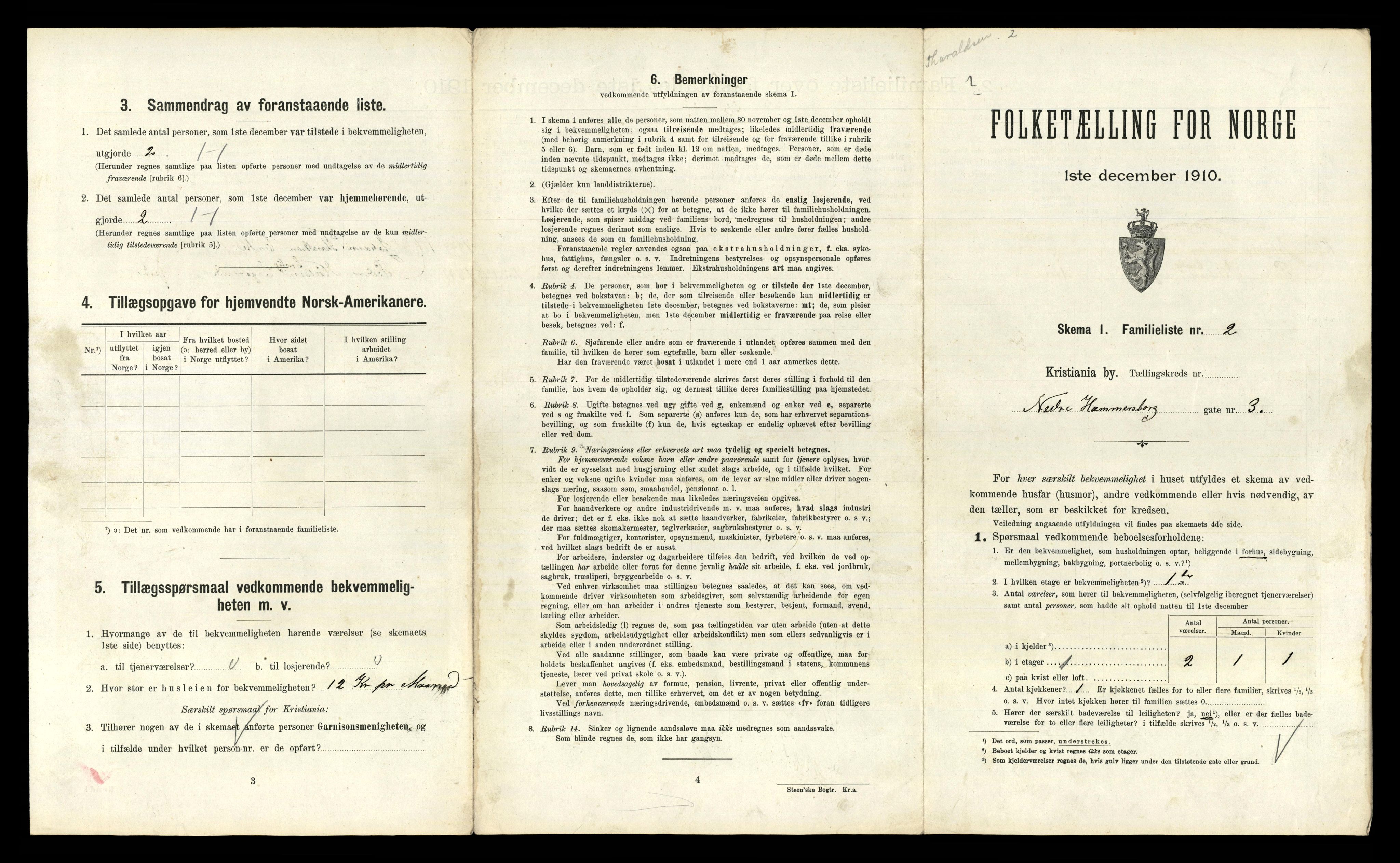 RA, 1910 census for Kristiania, 1910, p. 67423