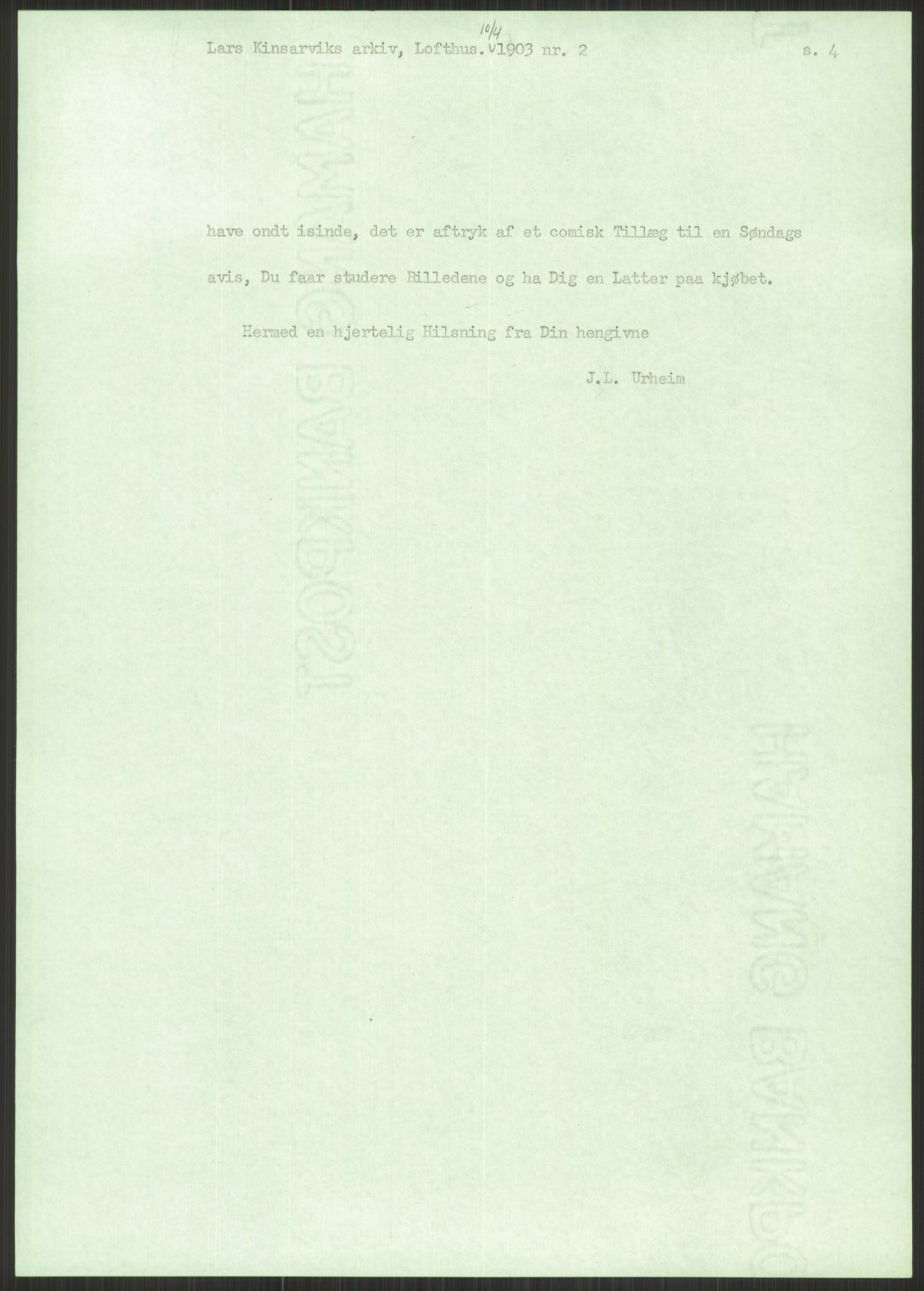 Samlinger til kildeutgivelse, Amerikabrevene, AV/RA-EA-4057/F/L0031: Innlån fra Hordaland: Hereid - Måkestad, 1838-1914, p. 45