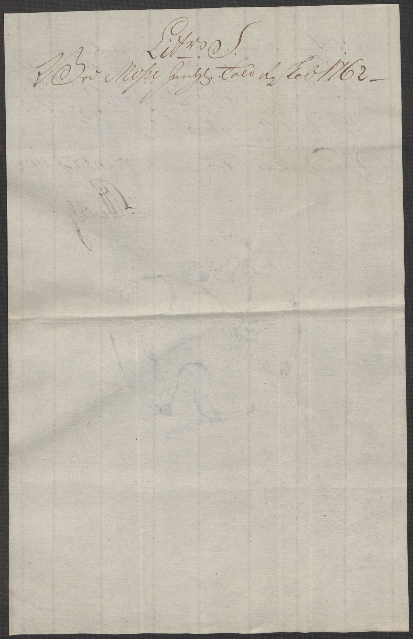 Generaltollkammeret, tollregnskaper, RA/EA-5490/R05/L0038/0001: Tollregnskaper Moss, Son, Krokstad / Inngående hovedtollbok, 1762