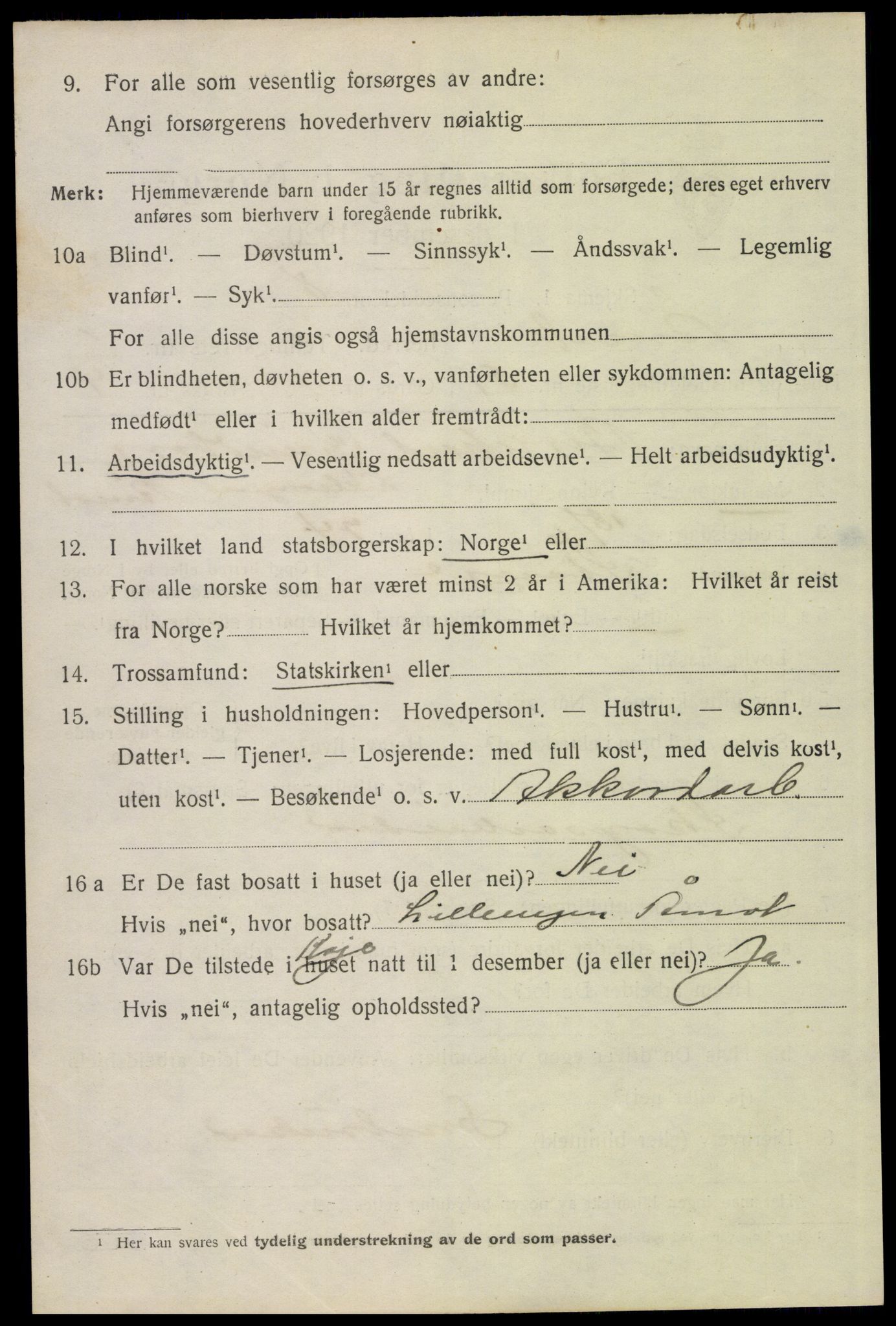 SAH, 1920 census for Åmot, 1920, p. 2070