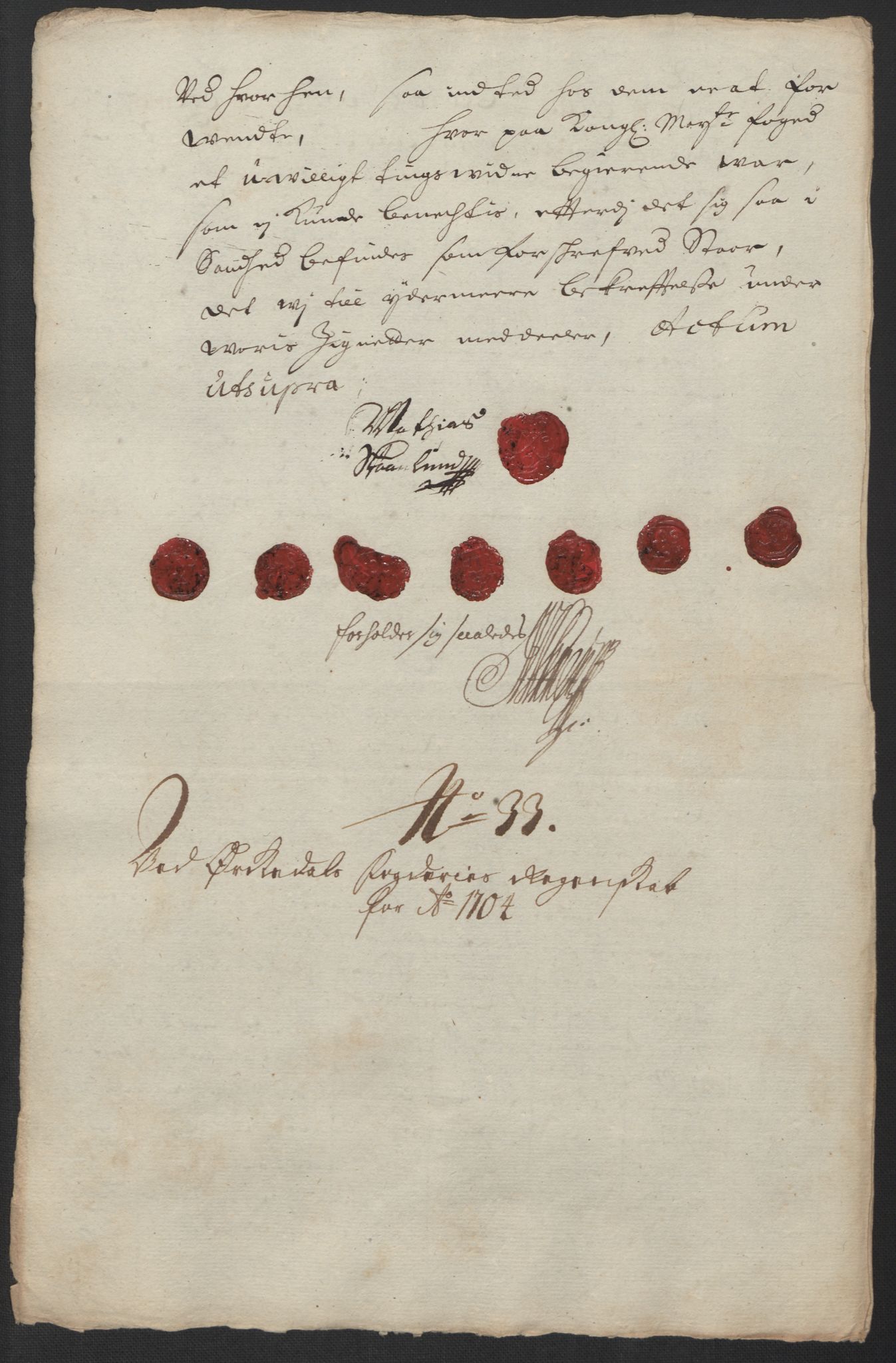 Rentekammeret inntil 1814, Reviderte regnskaper, Fogderegnskap, AV/RA-EA-4092/R60/L3954: Fogderegnskap Orkdal og Gauldal, 1704, p. 240