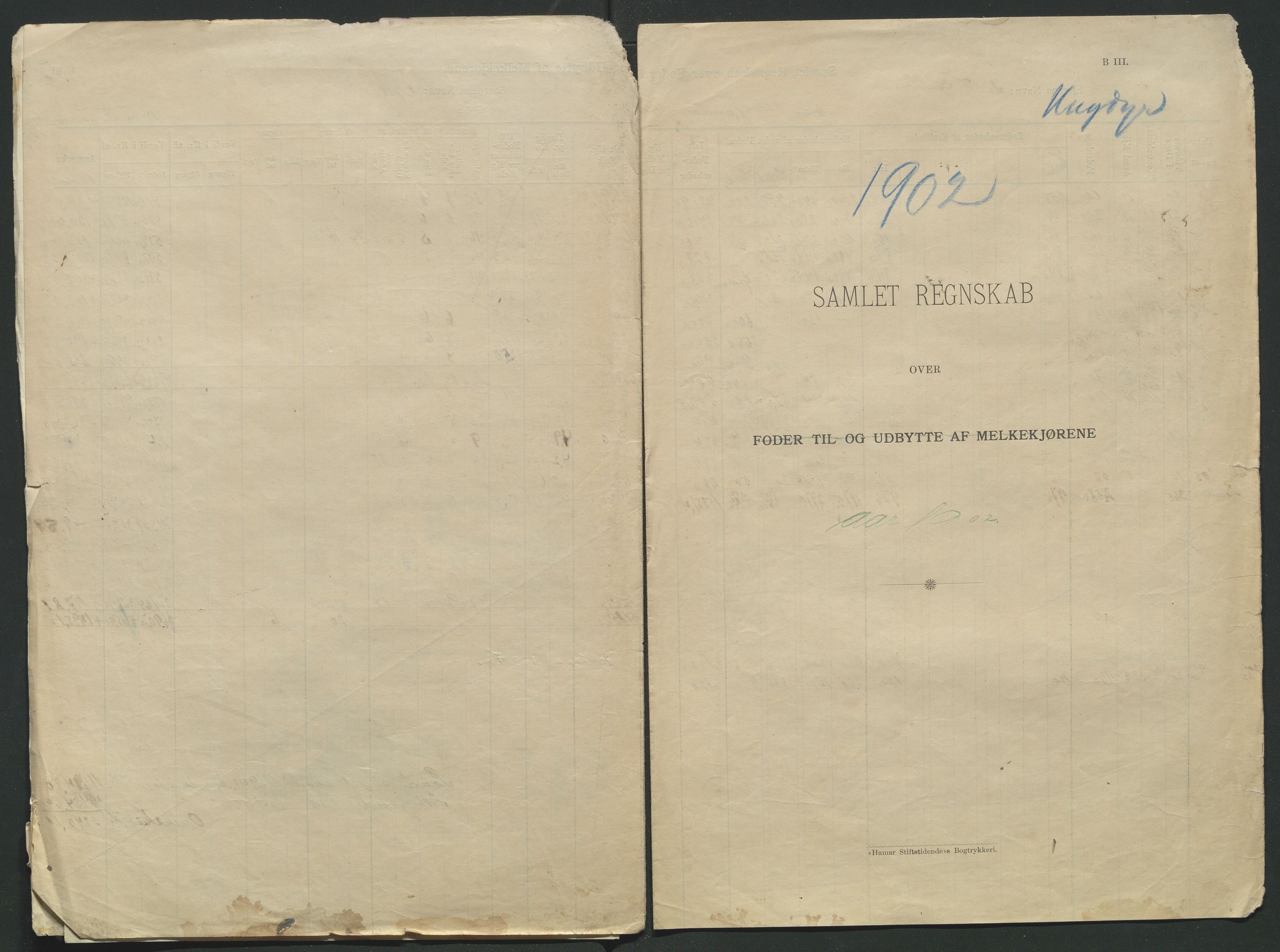 Åker i Vang, Hedmark, og familien Todderud, AV/SAH-ARK-010/R/Ra/L0003: Regnskapsbøker/lister, 1849-1902, p. 134