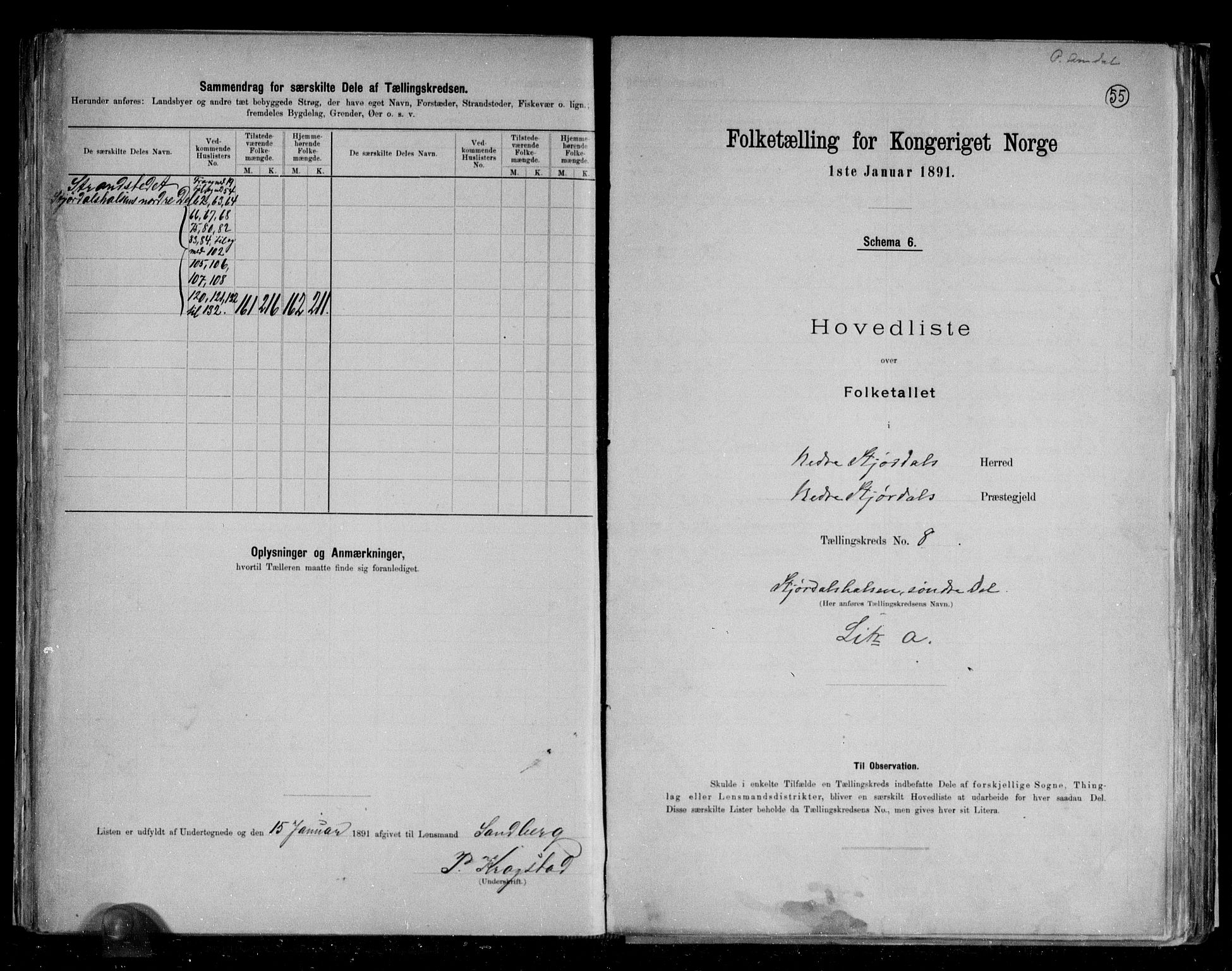 RA, 1891 census for 1714 Nedre Stjørdal, 1891, p. 20