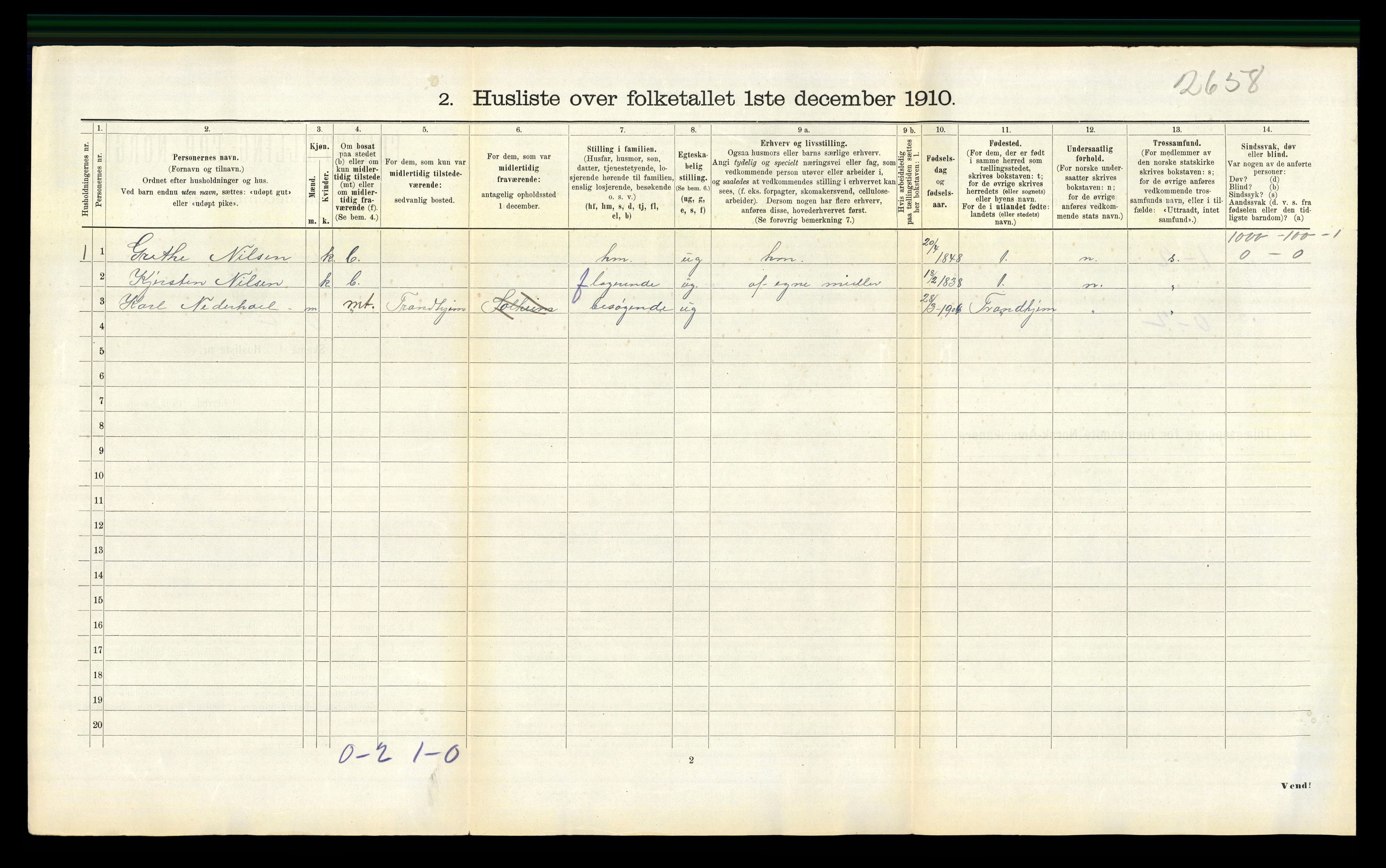 RA, 1910 census for Aa, 1910, p. 541