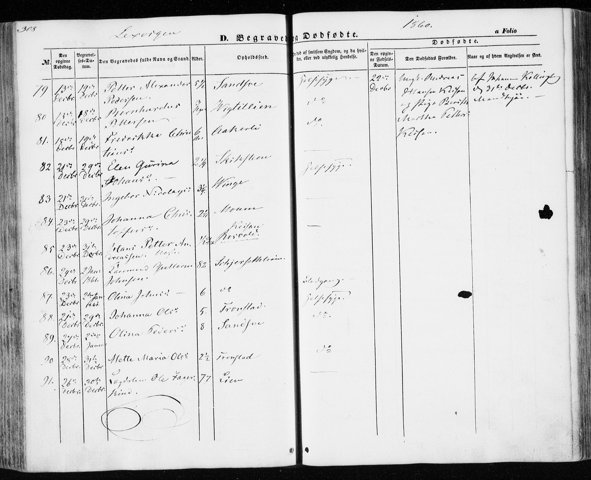 Ministerialprotokoller, klokkerbøker og fødselsregistre - Nord-Trøndelag, SAT/A-1458/701/L0008: Parish register (official) no. 701A08 /1, 1854-1863, p. 308