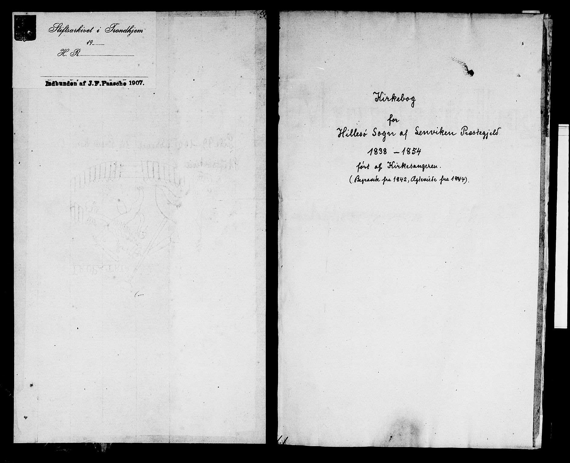 Lenvik sokneprestembete, SATØ/S-1310/H/Ha/Hab/L0018klokker: Parish register (copy) no. 18, 1838-1854