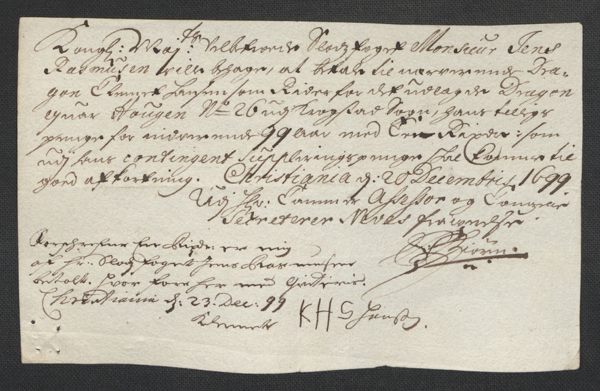 Rentekammeret inntil 1814, Reviderte regnskaper, Fogderegnskap, AV/RA-EA-4092/R10/L0442: Fogderegnskap Aker og Follo, 1699, p. 284