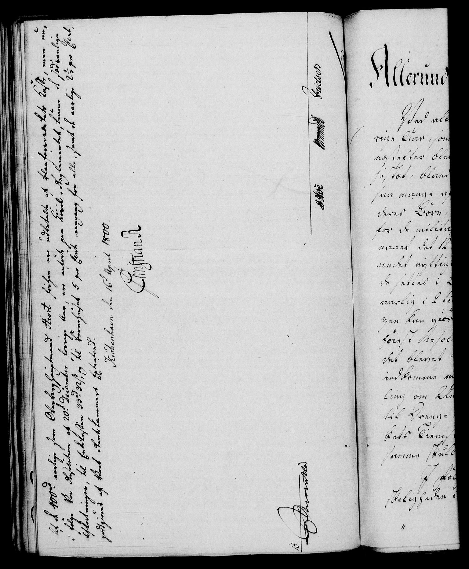 Rentekammeret, Renteskriverkontorene, AV/RA-EA-3115/M/Mf/Mfb/L0004: Relasjons- og resolusjonsprotokoll med register (merket RK 54.10), 1799-1800