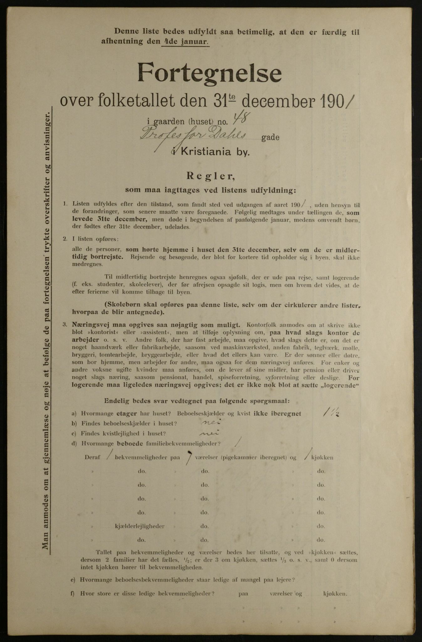 OBA, Municipal Census 1901 for Kristiania, 1901, p. 12567