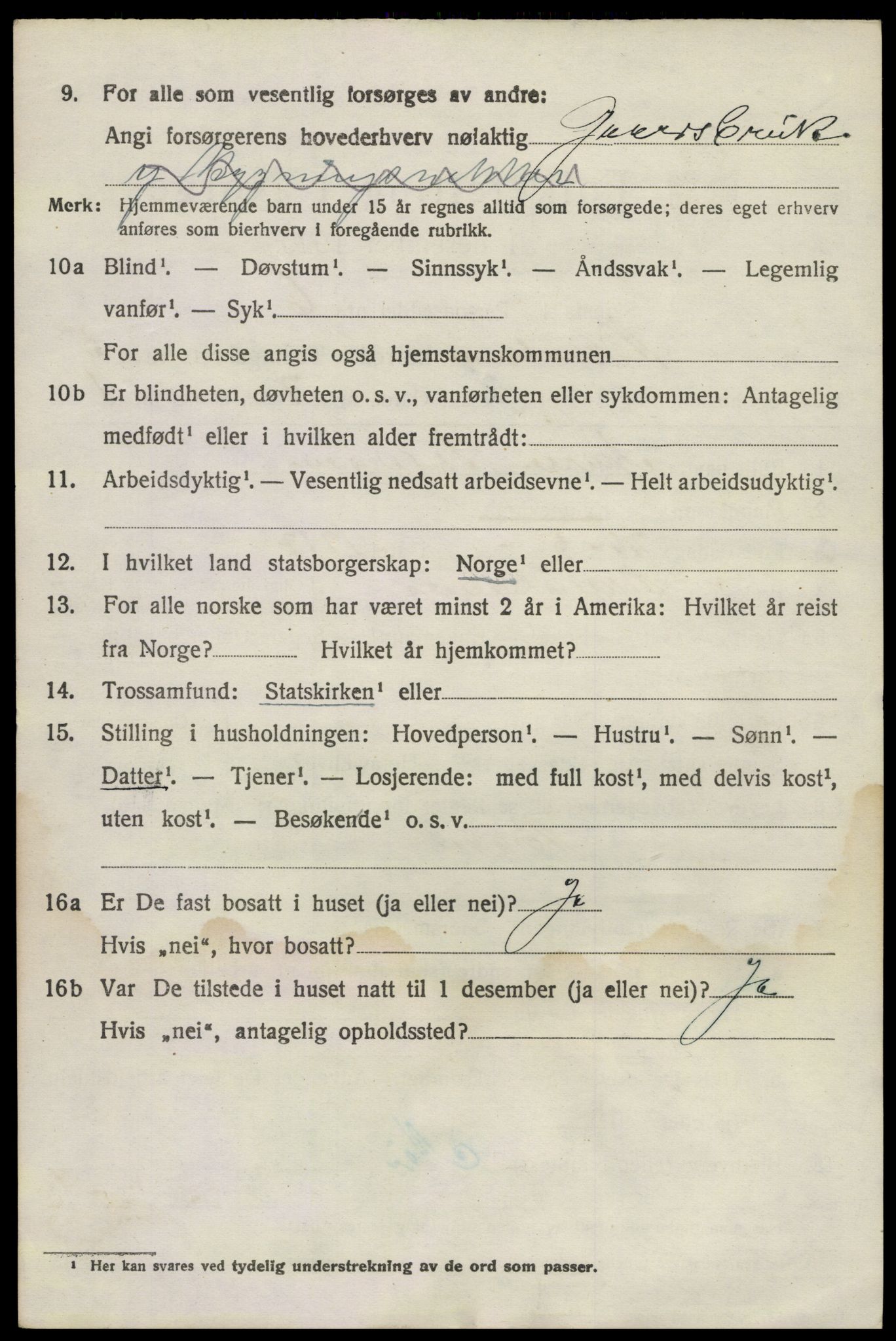 SAKO, 1920 census for Brunlanes, 1920, p. 6756