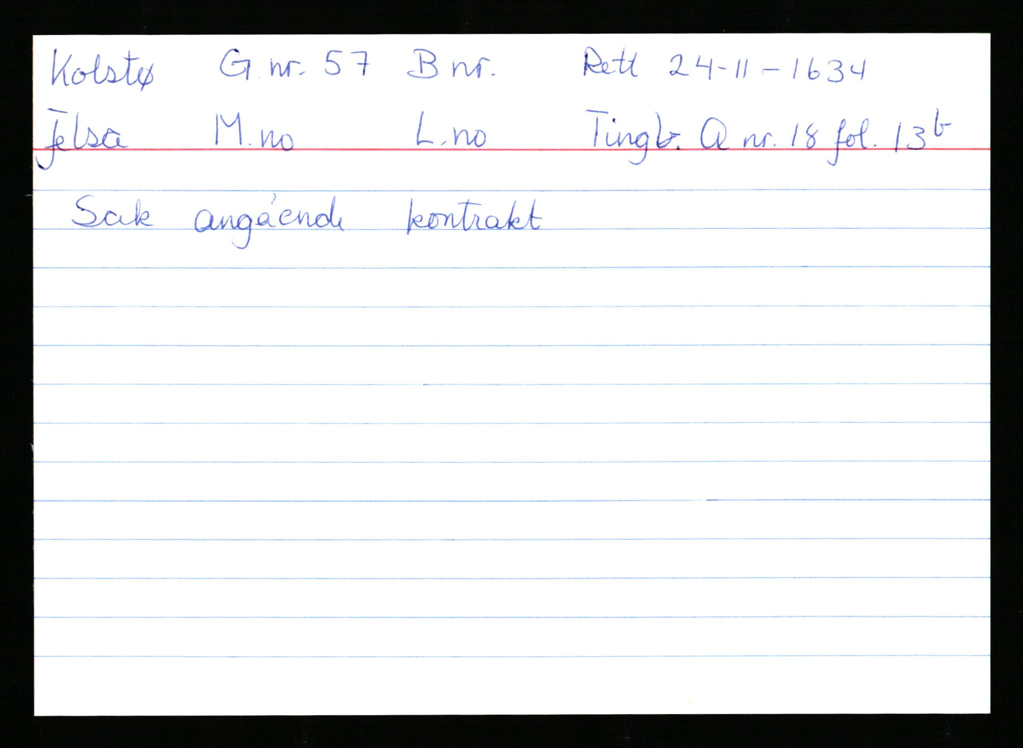 Statsarkivet i Stavanger, AV/SAST-A-101971/03/Y/Ym/L0032: Åstedskort sortert etter gårdsnavn: Kolstø - Kvasseim, 1600-1950, p. 4