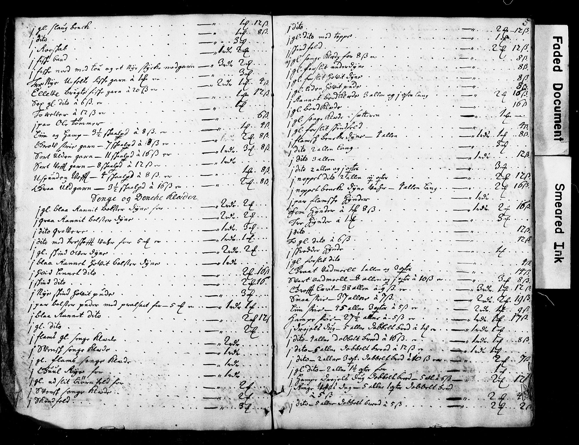 Østerdalens prosti, AV/SAH-PROST-028/G/Ga/L0001: Skifteprotokoll, geistlige skifter, 1696-1779, p. 4b-5a