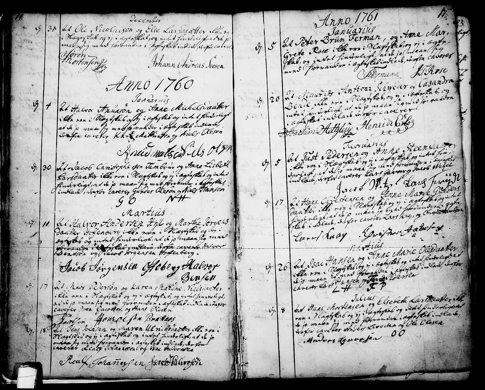Skien kirkebøker, SAKO/A-302/F/Fa/L0003: Parish register (official) no. 3, 1755-1791, p. 14-15