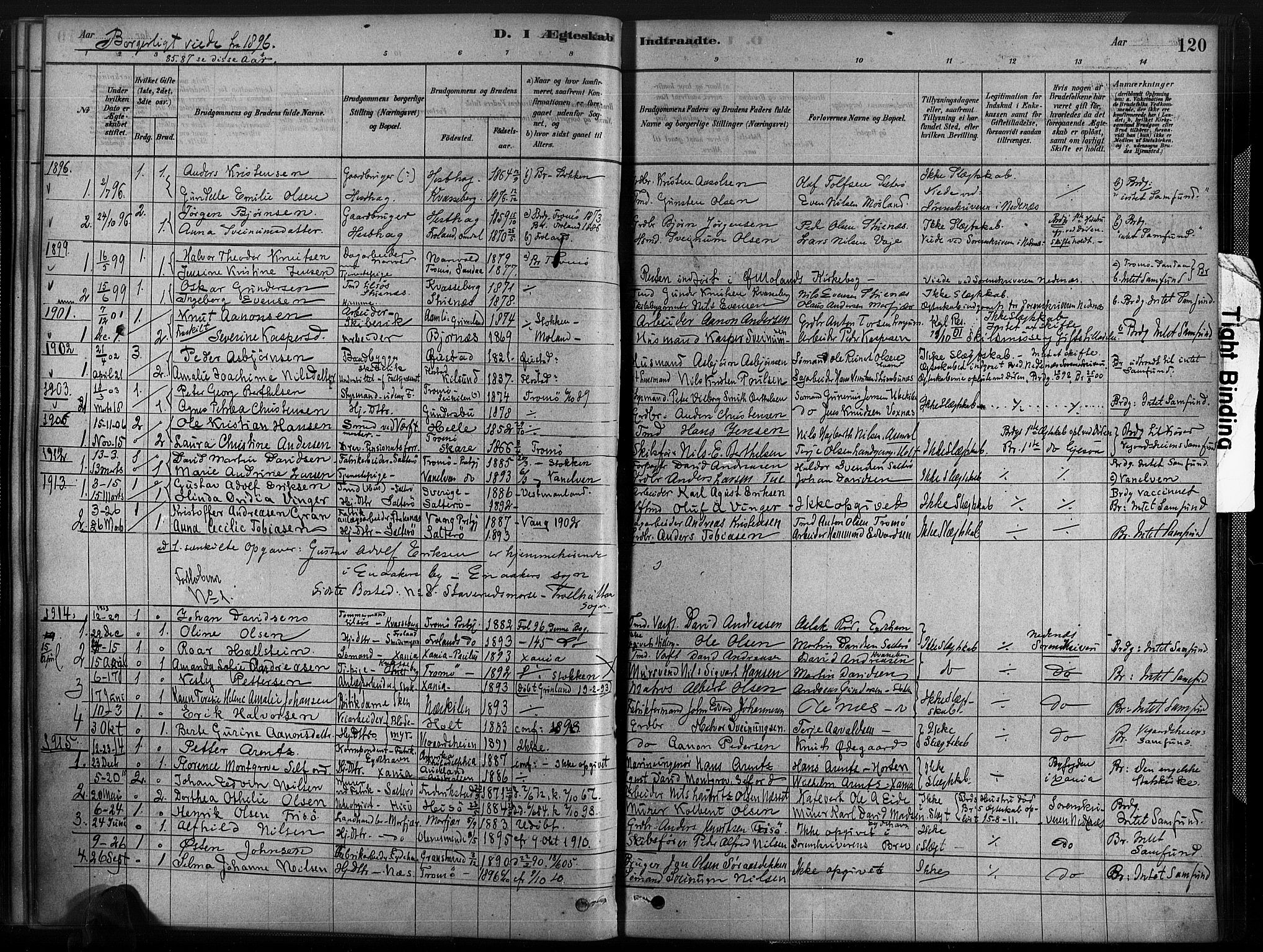 Austre Moland sokneprestkontor, SAK/1111-0001/F/Fa/Fab/L0001: Parish register (official) no. A 1, 1878-1898, p. 120