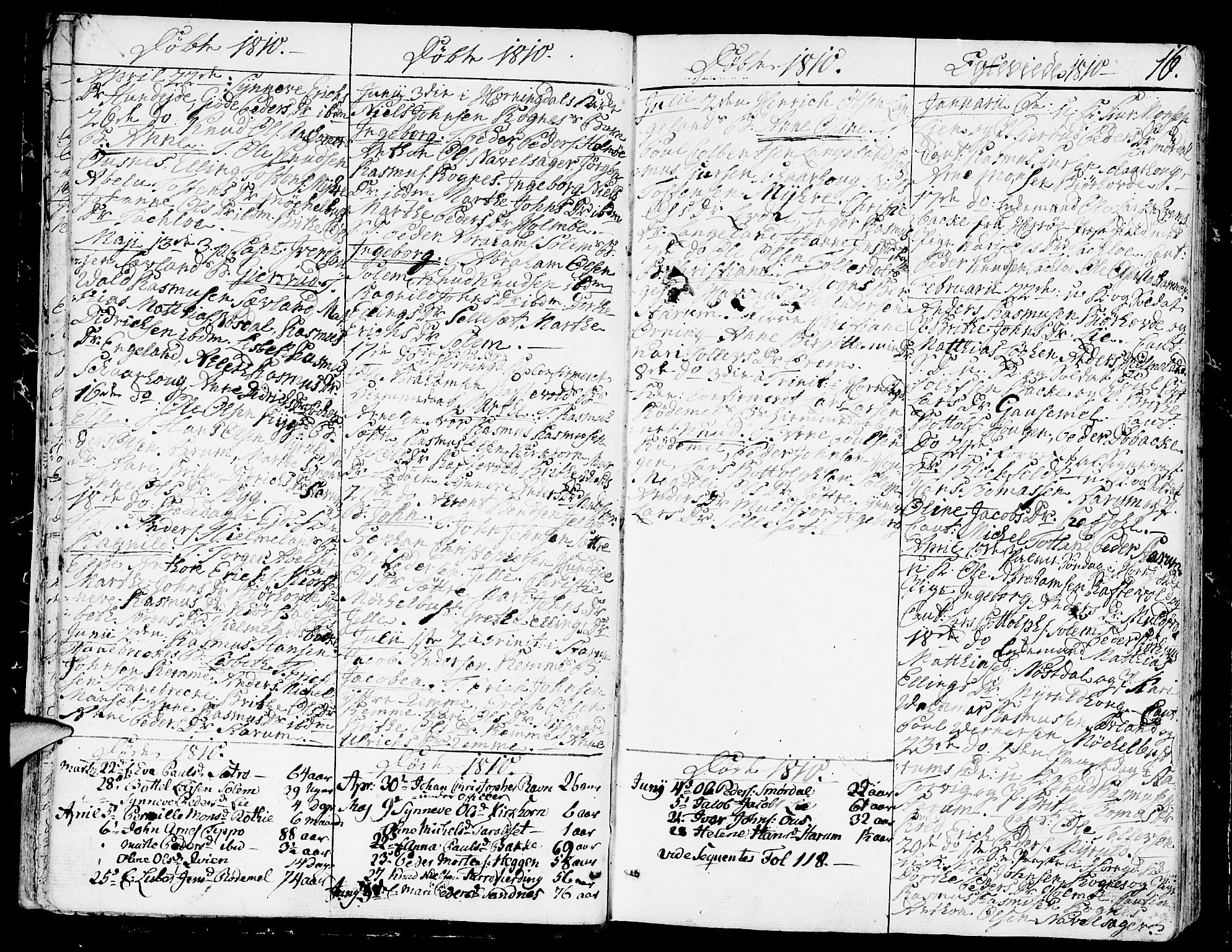 Eid sokneprestembete, AV/SAB-A-82301/H/Haa/Haaa/L0004: Parish register (official) no. A 4, 1806-1815, p. 16