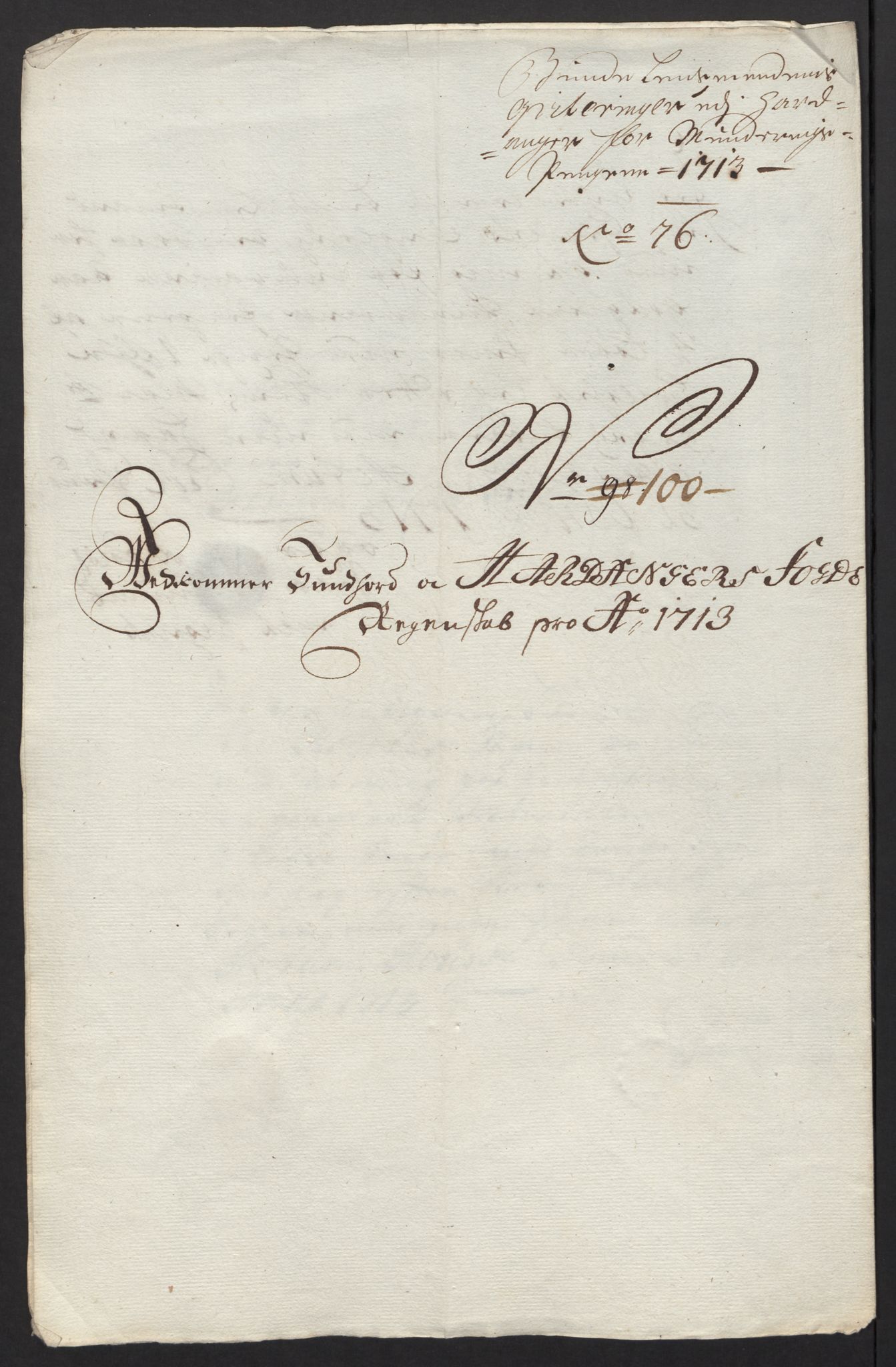 Rentekammeret inntil 1814, Reviderte regnskaper, Fogderegnskap, AV/RA-EA-4092/R48/L2989: Fogderegnskap Sunnhordland og Hardanger, 1713, p. 466