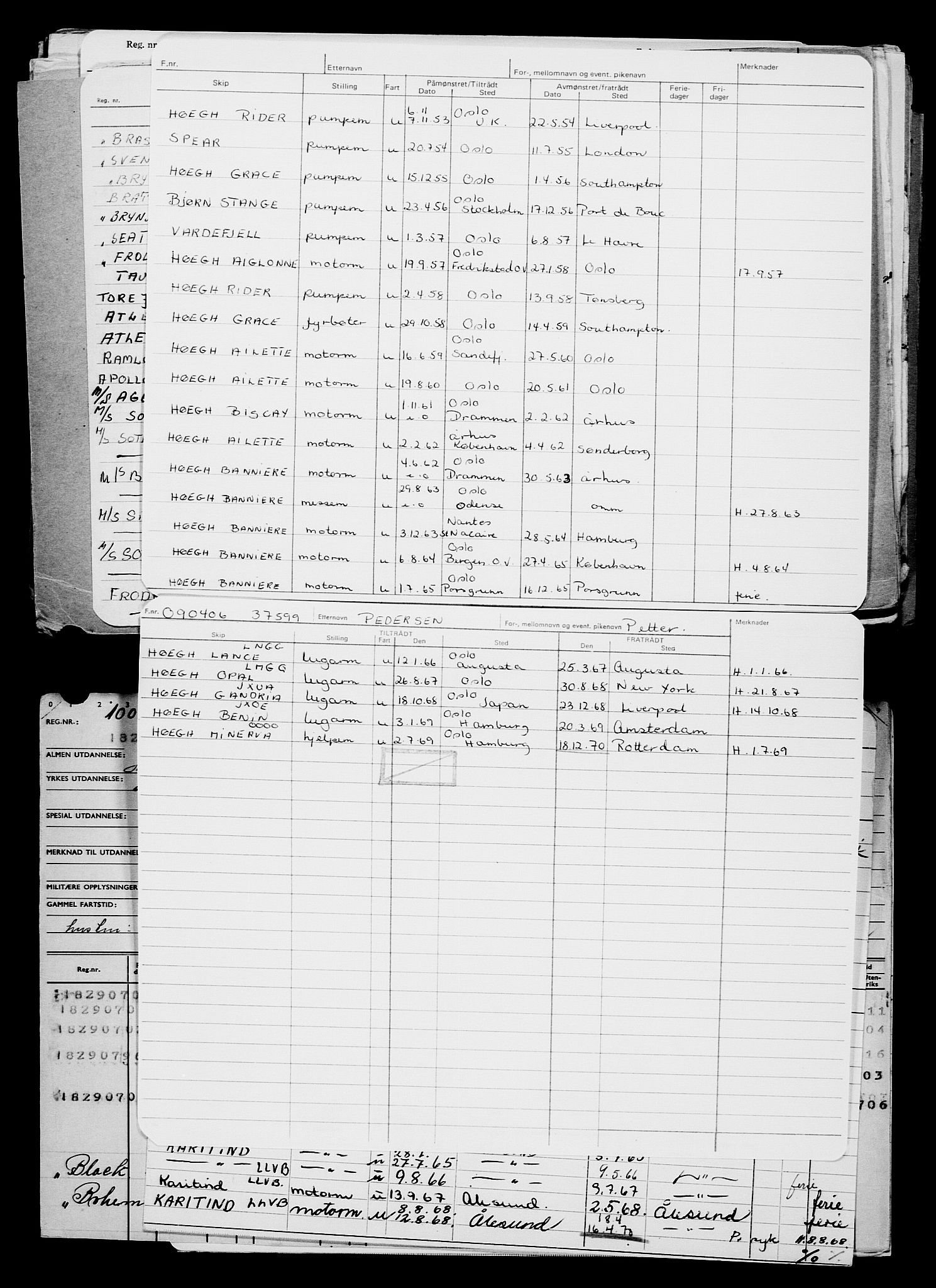 Direktoratet for sjømenn, AV/RA-S-3545/G/Gb/L0064: Hovedkort, 1906, p. 440