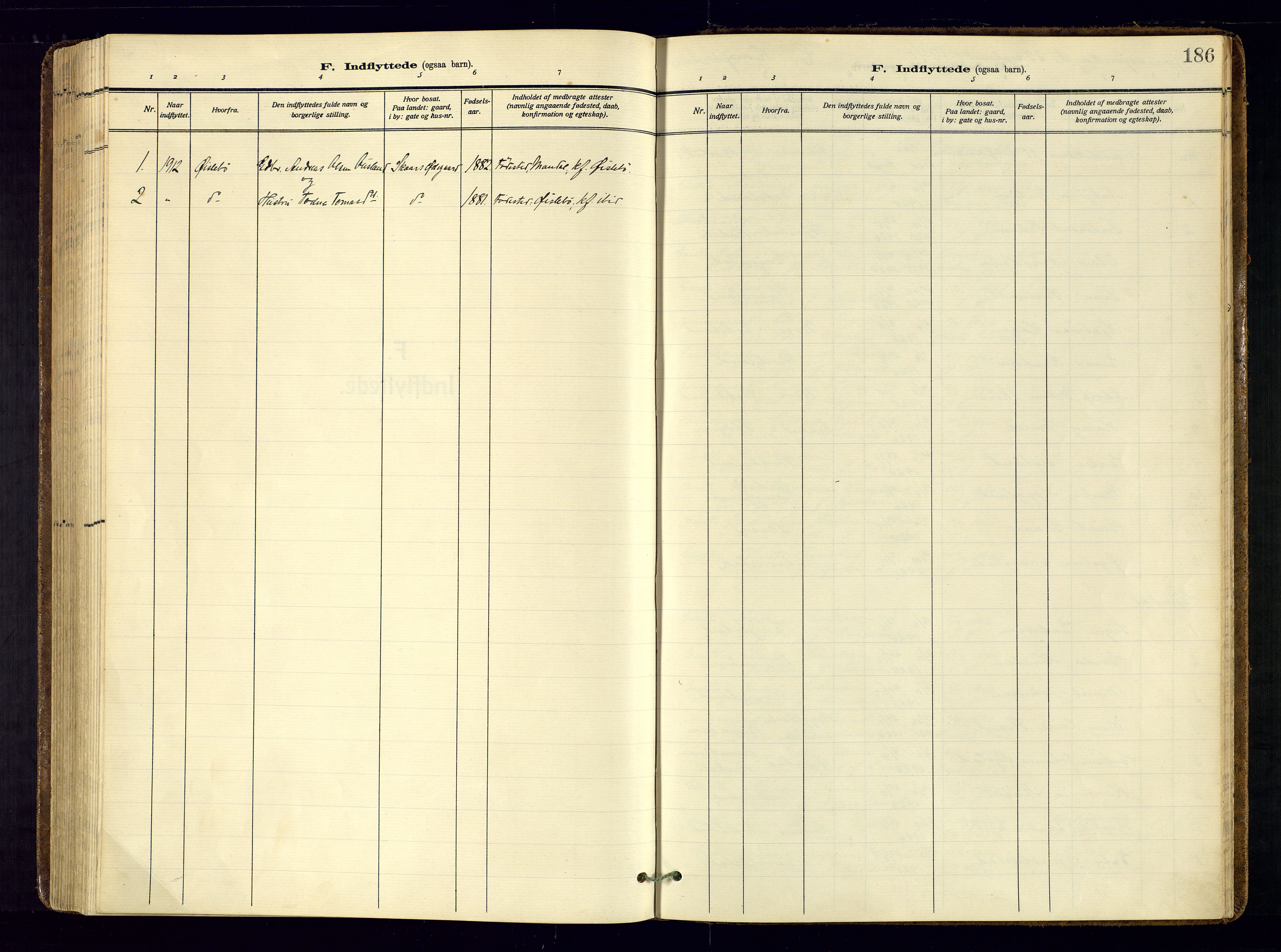 Søgne sokneprestkontor, AV/SAK-1111-0037/F/Fa/Faa/L0004: Parish register (official) no. A 4, 1911-1945, p. 186