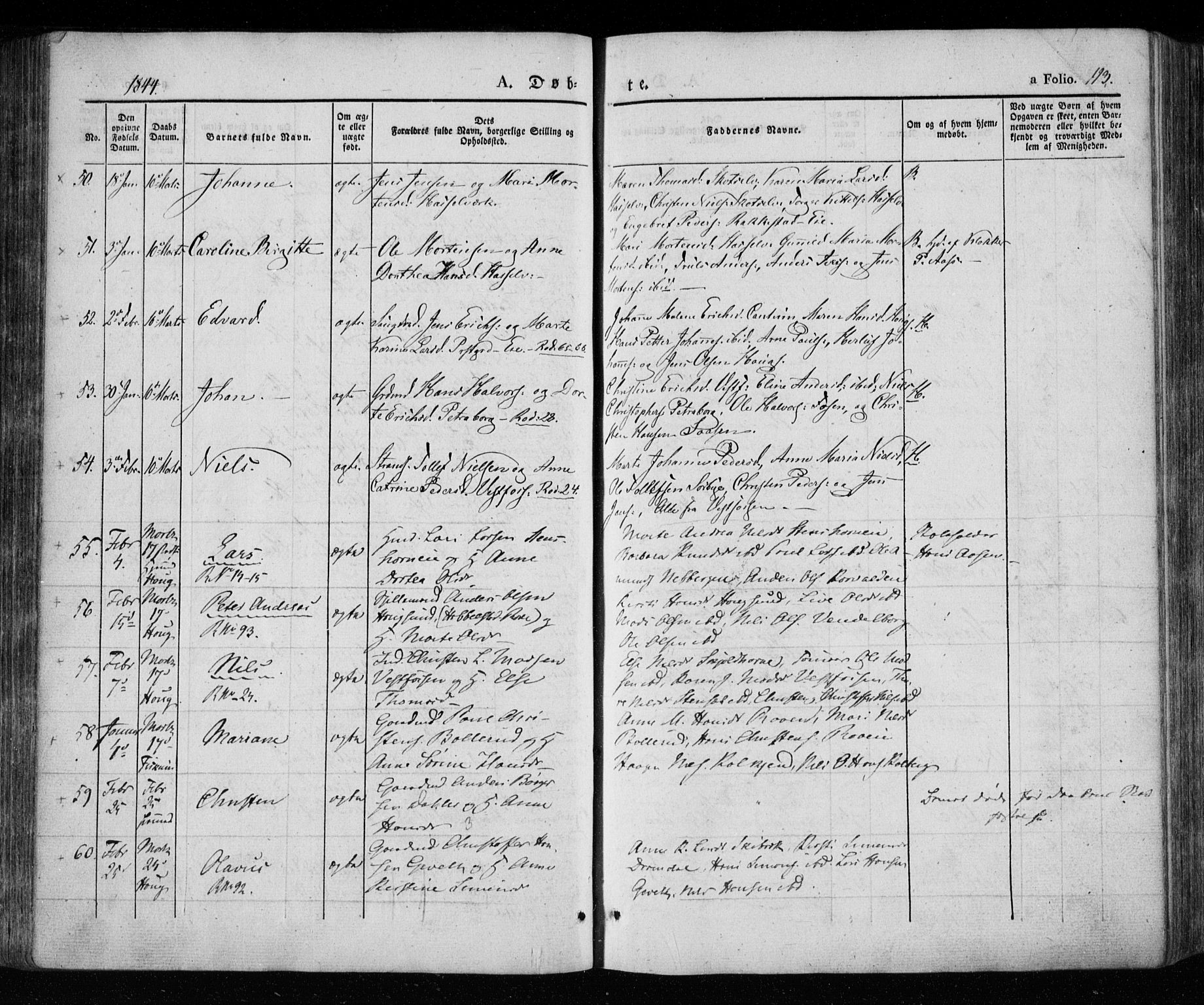 Eiker kirkebøker, SAKO/A-4/F/Fa/L0013a: Parish register (official) no. I 13A, 1832-1845, p. 213