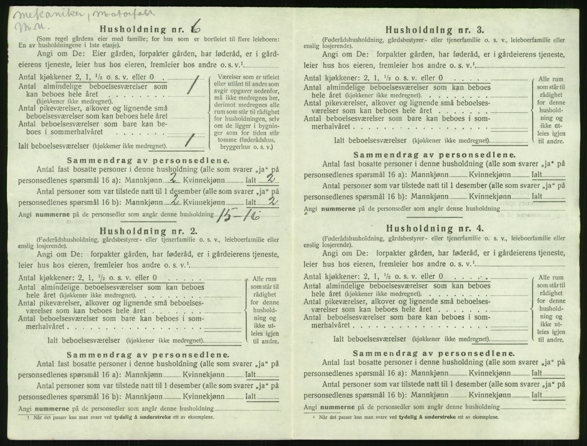 SAT, 1920 census for Bolsøy, 1920, p. 222