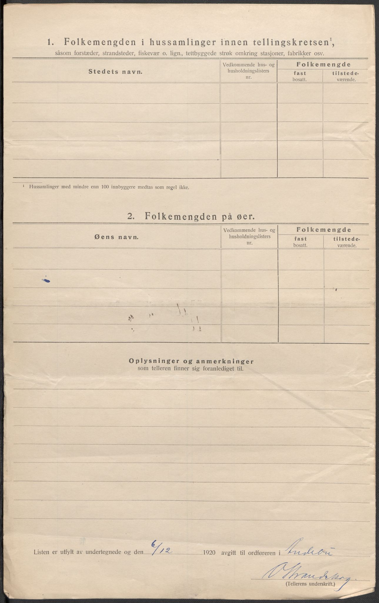 SAKO, 1920 census for Andebu, 1920, p. 44