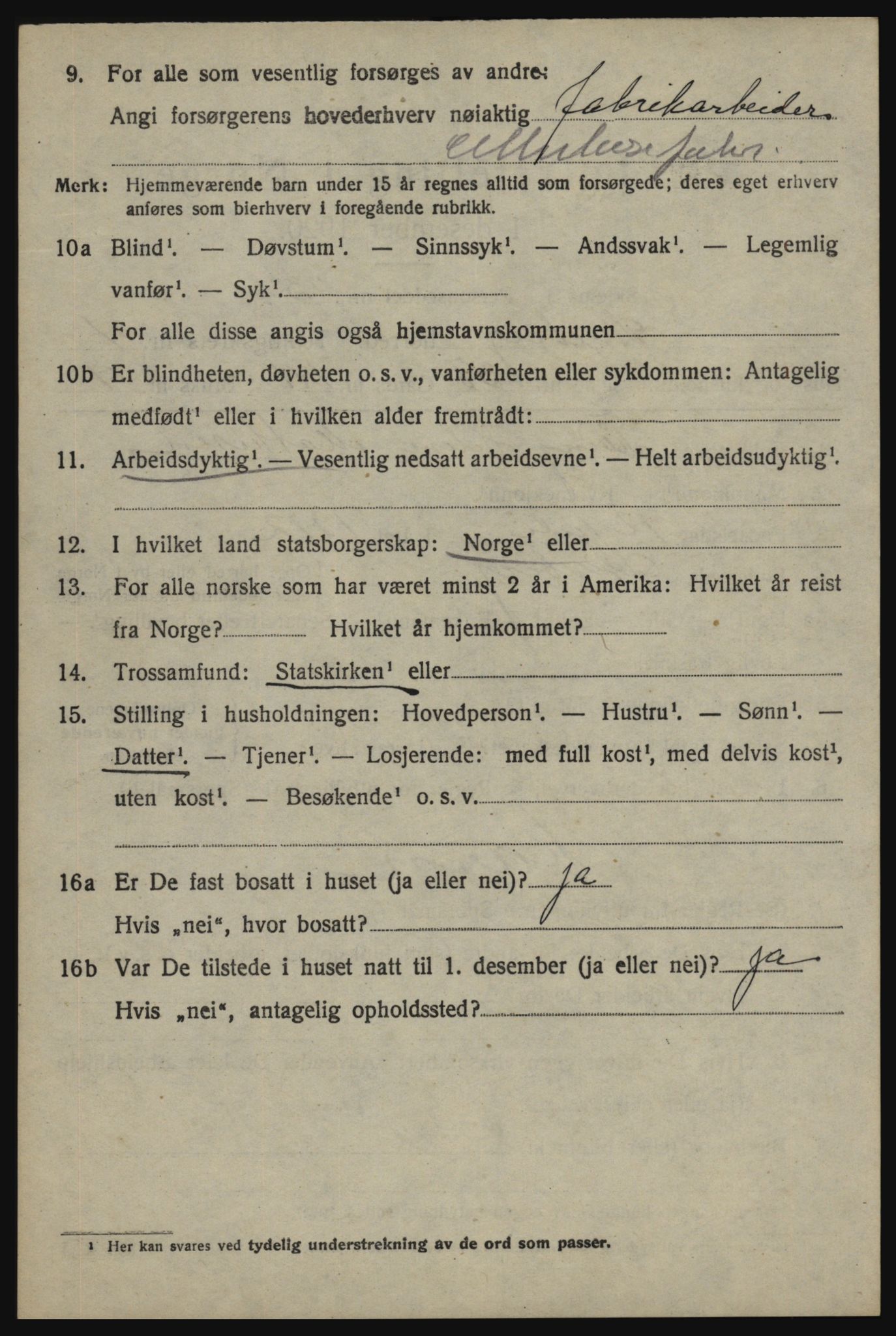 SAO, 1920 census for Skjeberg, 1920, p. 5410